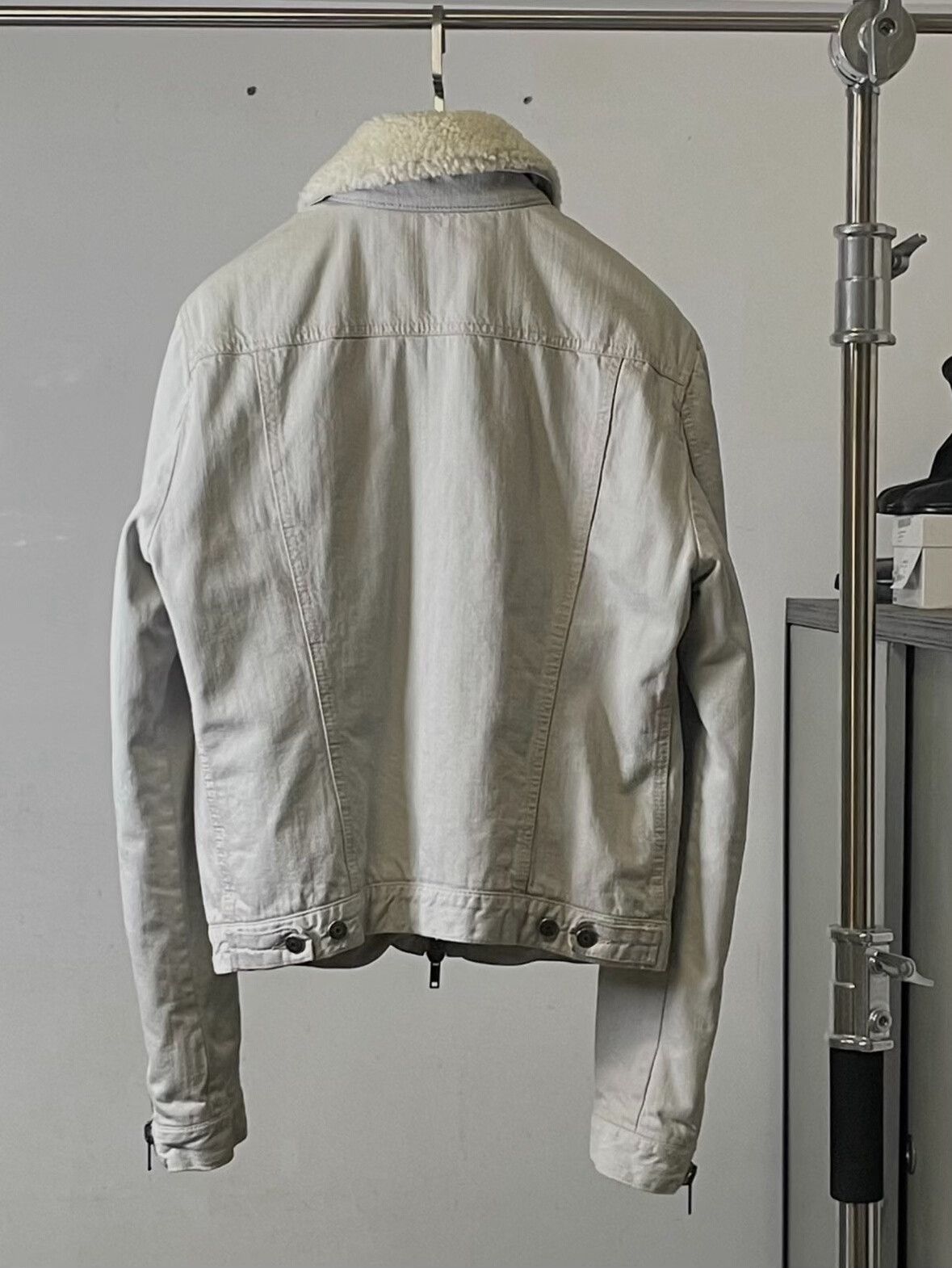 Alexander McQueen Alexander McQueen Lamb Wool Denim Jacket Size US M / EU 48-50 / 2 - 4 Thumbnail