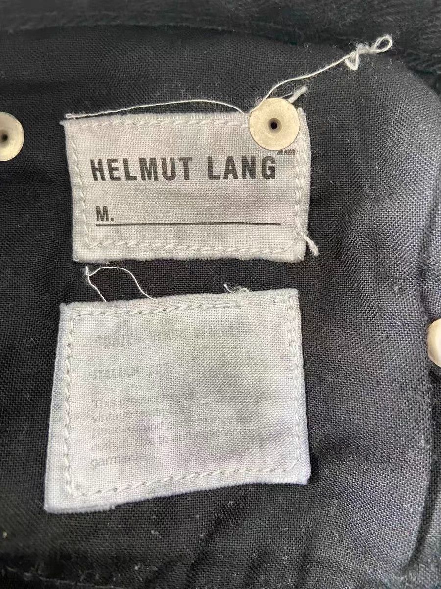 Helmut Lang Helmut Lang AW1998 Coated Black Denim Size US 29 - 4 Thumbnail