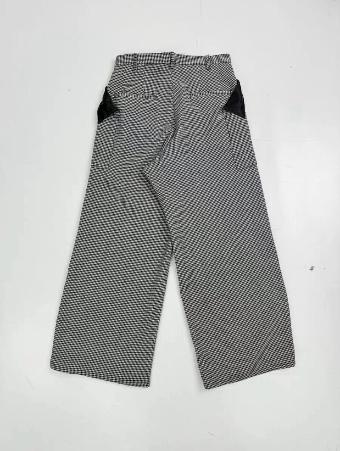 Sulvam Sulvam 20AW Houndstooth Wool Trousers Size US 28 / EU 44 - 2 Thumbnail