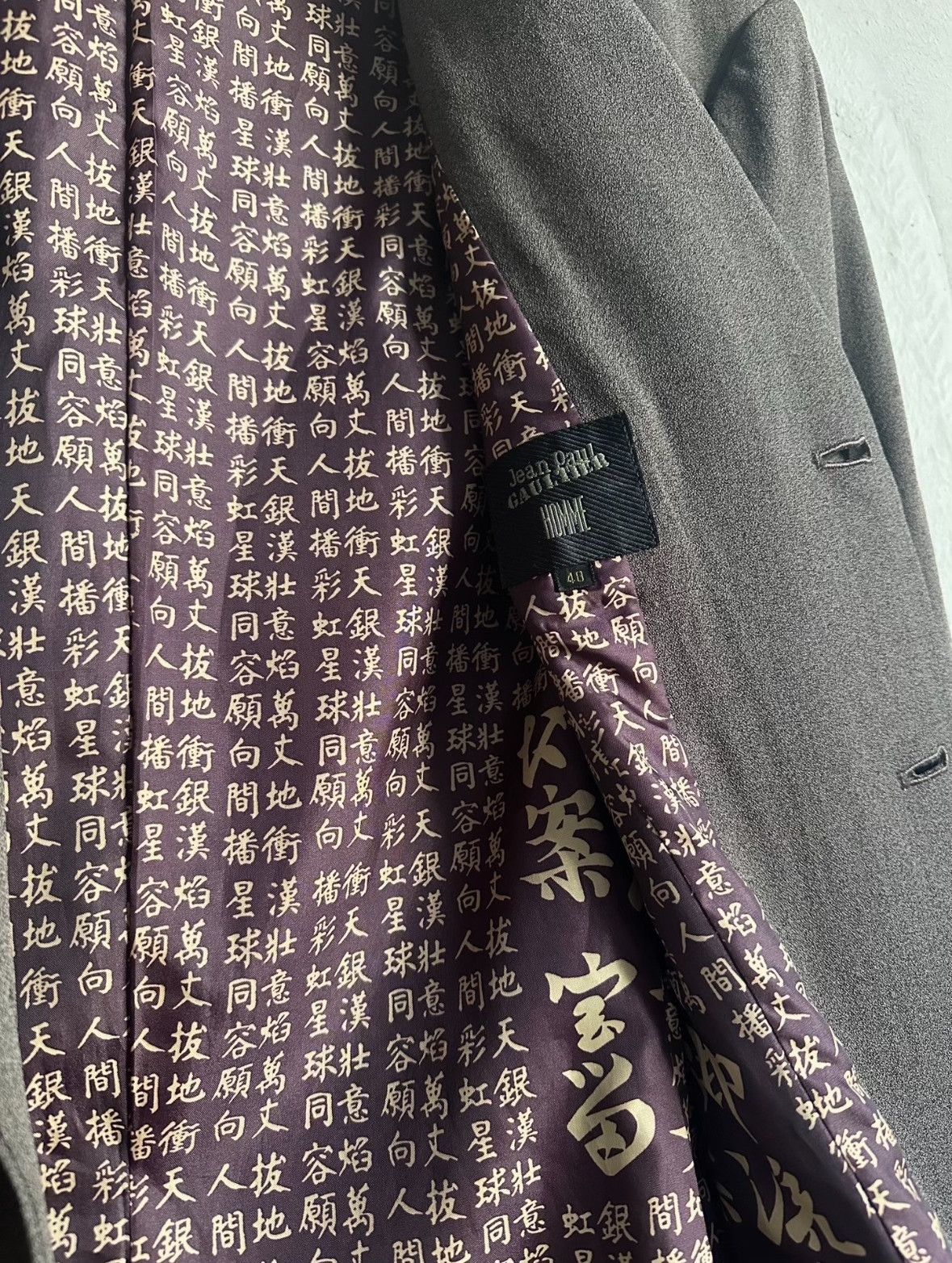 Jean Paul Gaultier Jean Paul Gaultier Homme AW1994 Chinese Character Suit Size US M / EU 48-50 / 2 - 3 Thumbnail