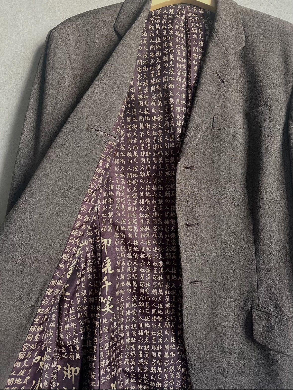 Jean Paul Gaultier Jean Paul Gaultier Homme AW1994 Chinese Character Suit Size US M / EU 48-50 / 2 - 4 Thumbnail