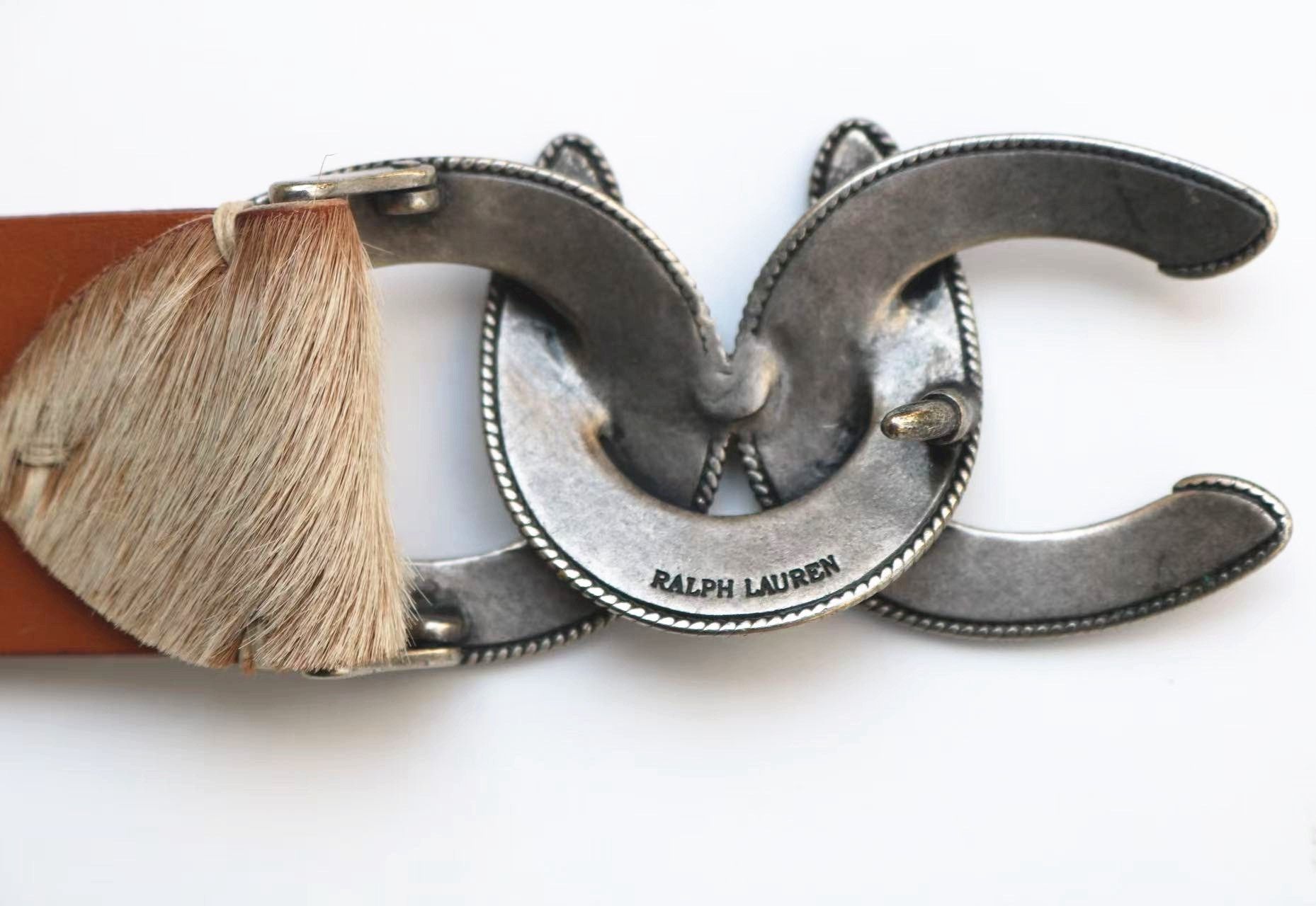 Ralph Lauren Purple Label Ralph Lauren Purple Label Western Horsehair Belt Size ONE SIZE - 6 Thumbnail
