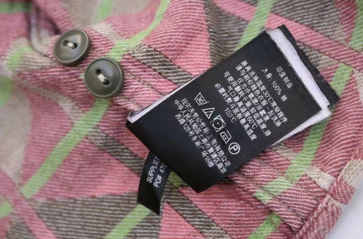 RRL Ralph Lauren RRL Vintage Distressed Pink Plaid Shirt Size US M / EU 48-50 / 2 - 8 Thumbnail