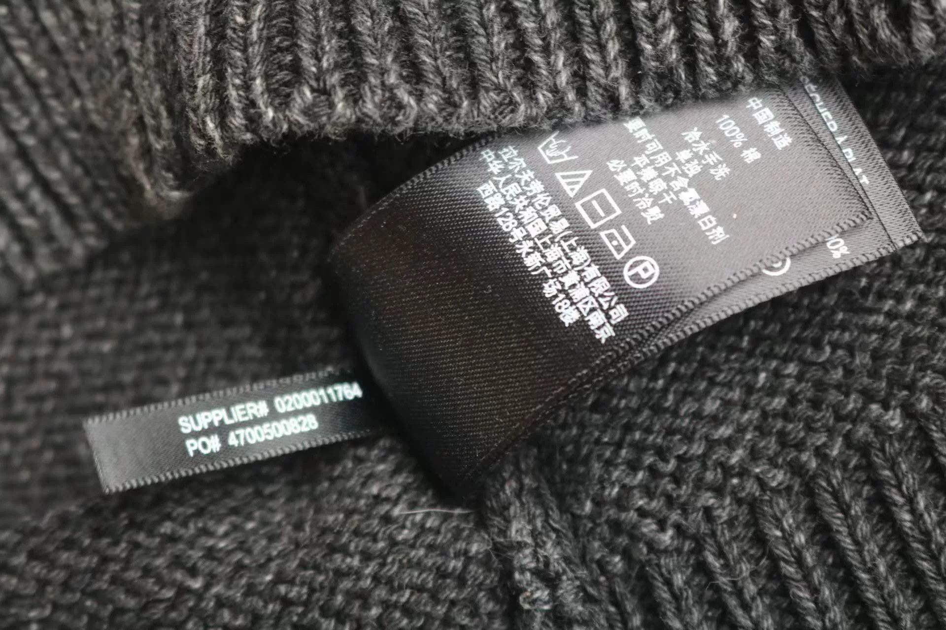 RRL Ralph Lauren RRL Vintage Washed Carbon Black Sweater Size US M / EU 48-50 / 2 - 5 Thumbnail