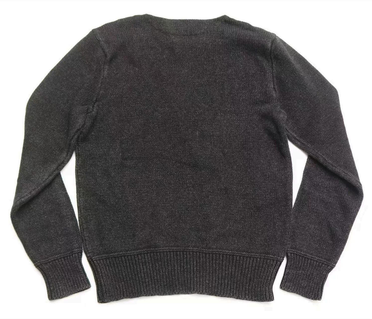 RRL Ralph Lauren RRL Vintage Washed Carbon Black Sweater Size US M / EU 48-50 / 2 - 4 Thumbnail