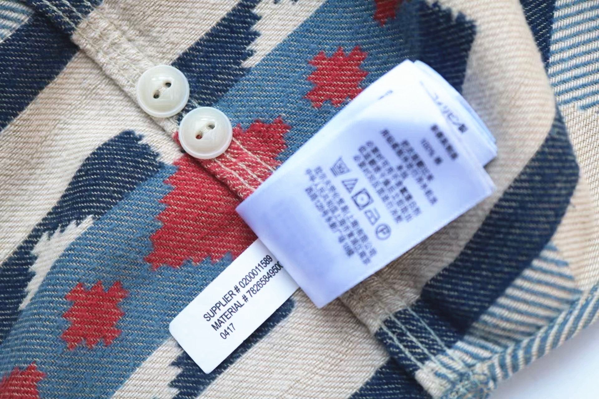 RRL Ralph Lauren RRL Double RL Vintage Southwest Work Shirt Size US S / EU 44-46 / 1 - 9 Thumbnail