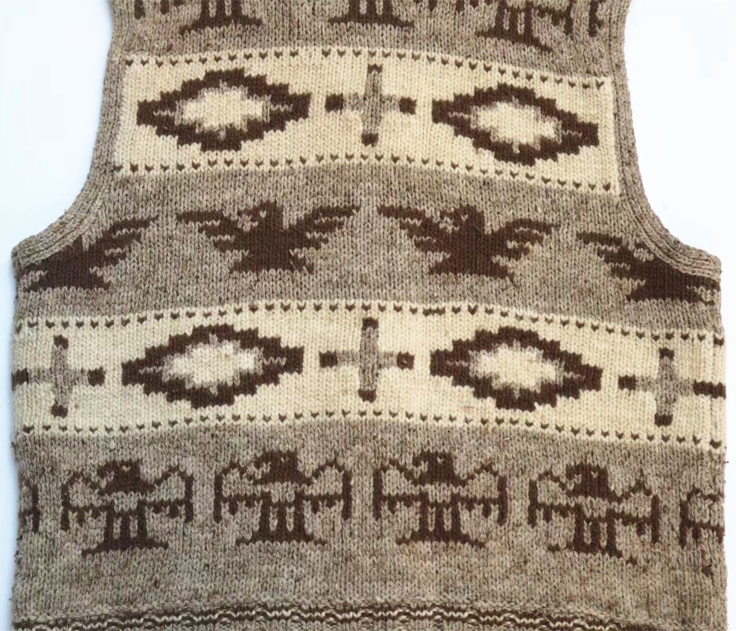 RRL Ralph Lauren RRL Vintage Navajo Thunderbird Wool Vest Size US L / EU 52-54 / 3 - 5 Thumbnail