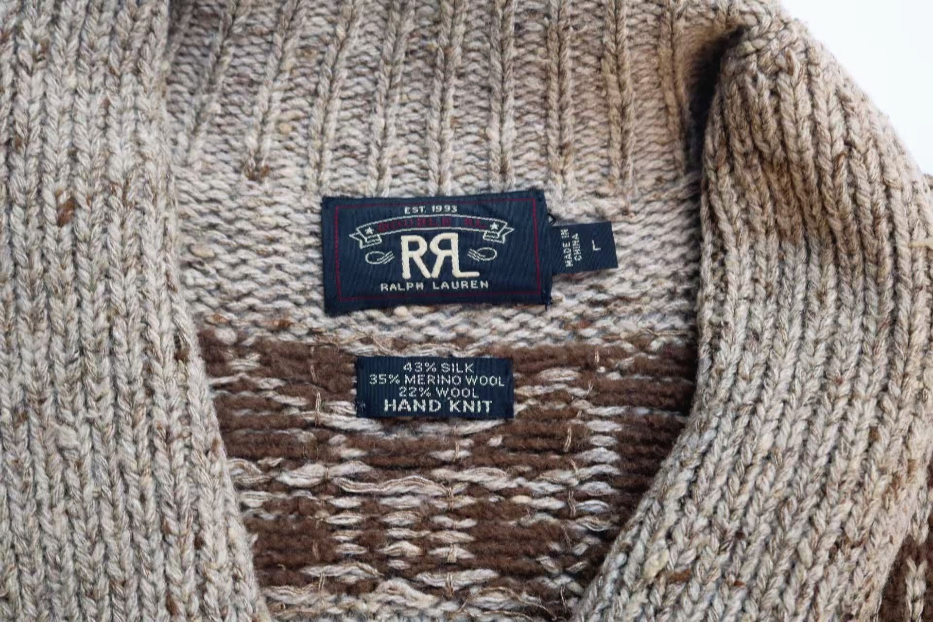RRL Ralph Lauren RRL Vintage Navajo Thunderbird Wool Vest Size US L / EU 52-54 / 3 - 7 Thumbnail