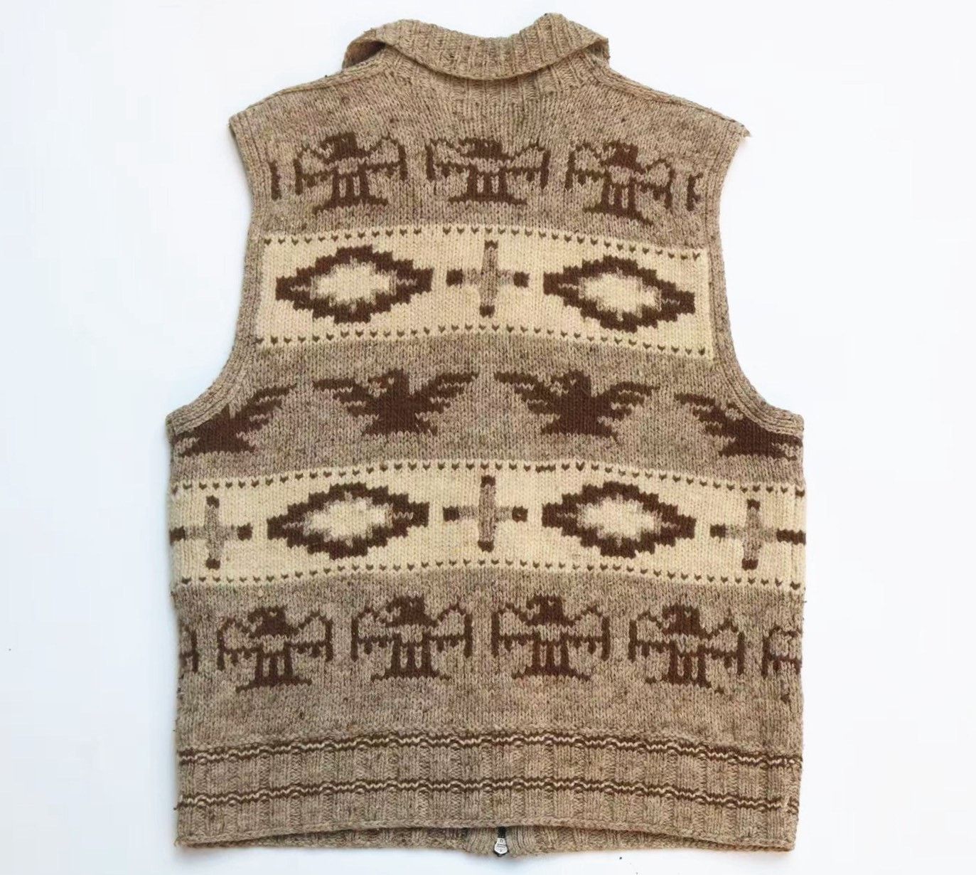 RRL Ralph Lauren RRL Vintage Navajo Thunderbird Wool Vest Size US L / EU 52-54 / 3 - 2 Thumbnail