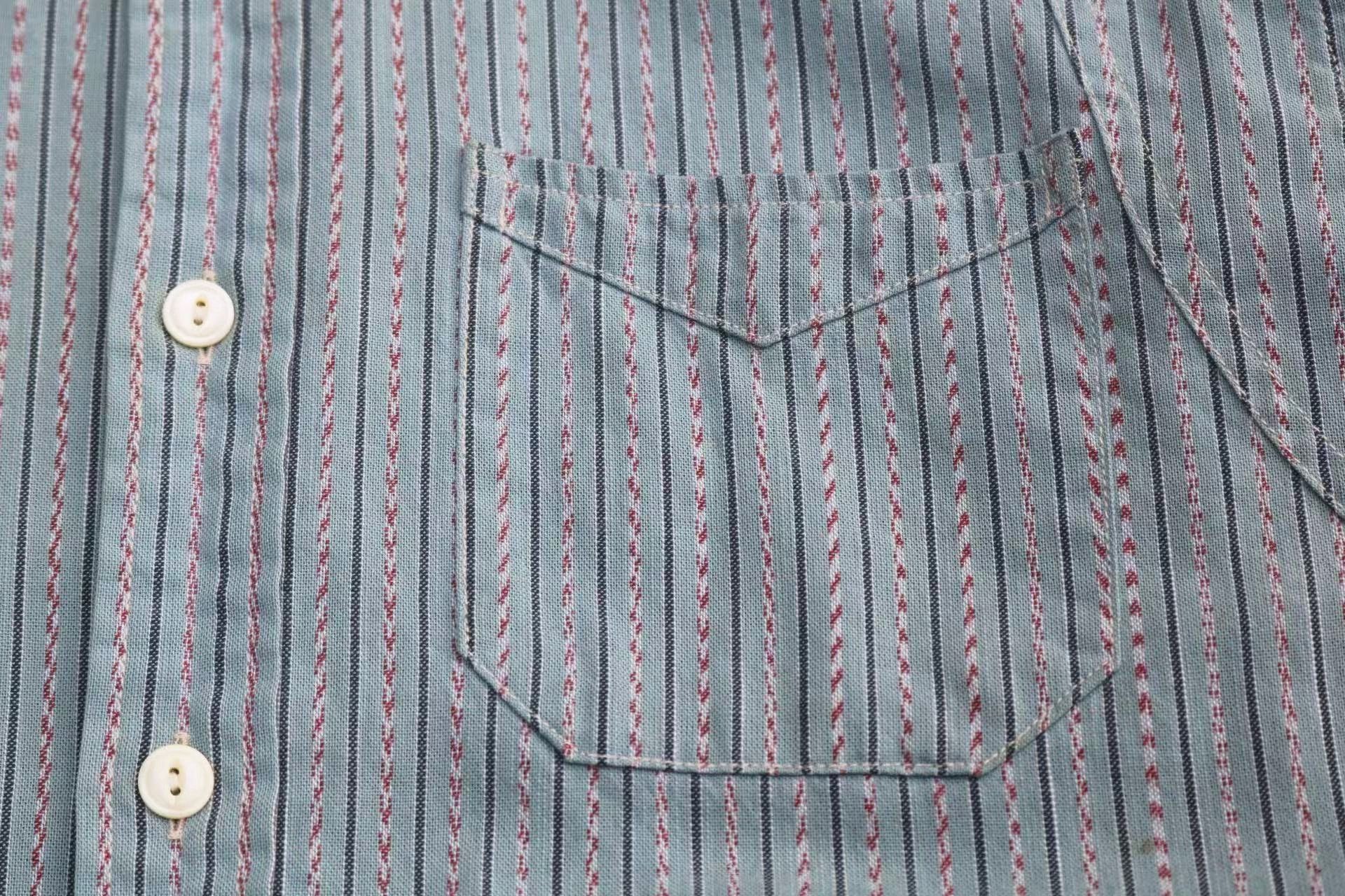 RRL Ralph Lauren RRL Vintage Striped Work Shirt Size US L / EU 52-54 / 3 - 5 Thumbnail