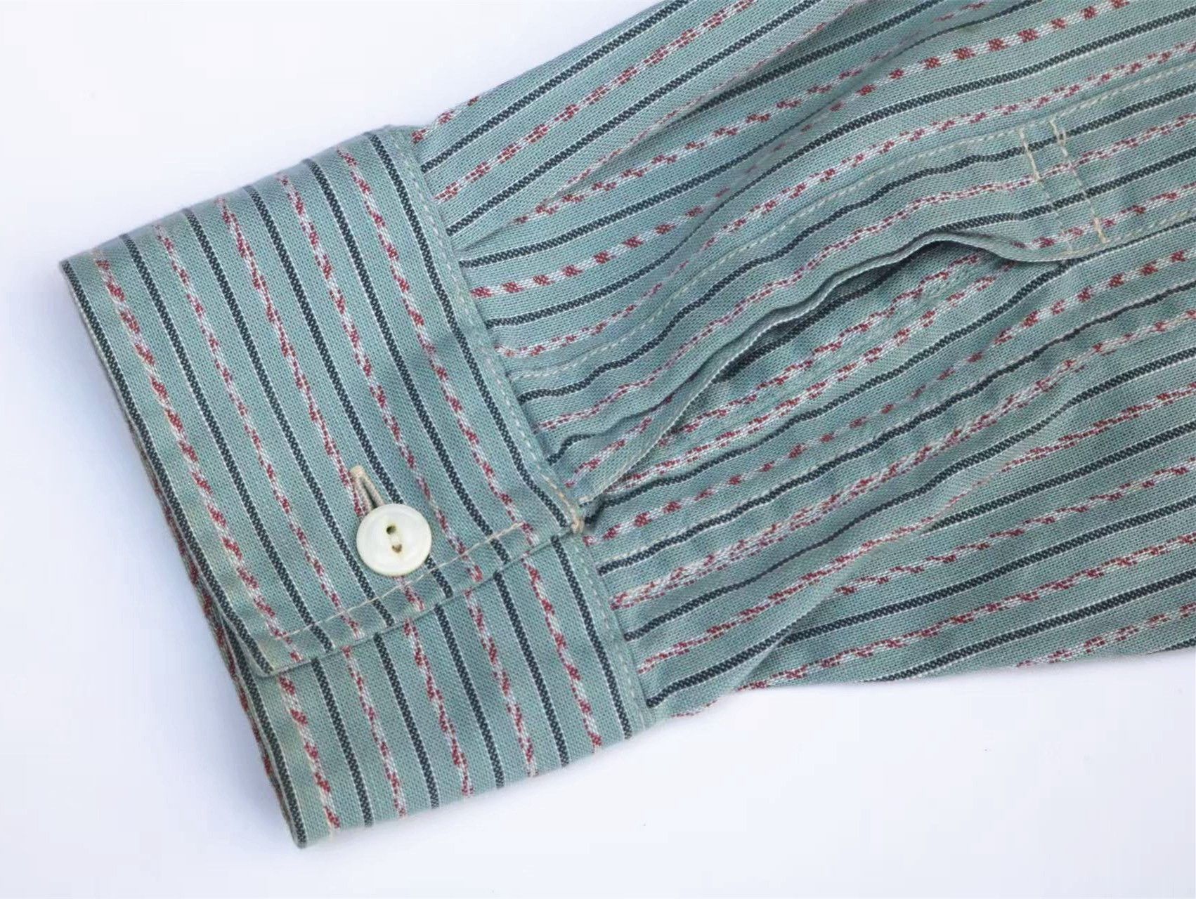 RRL Ralph Lauren RRL Vintage Striped Work Shirt Size US L / EU 52-54 / 3 - 7 Thumbnail