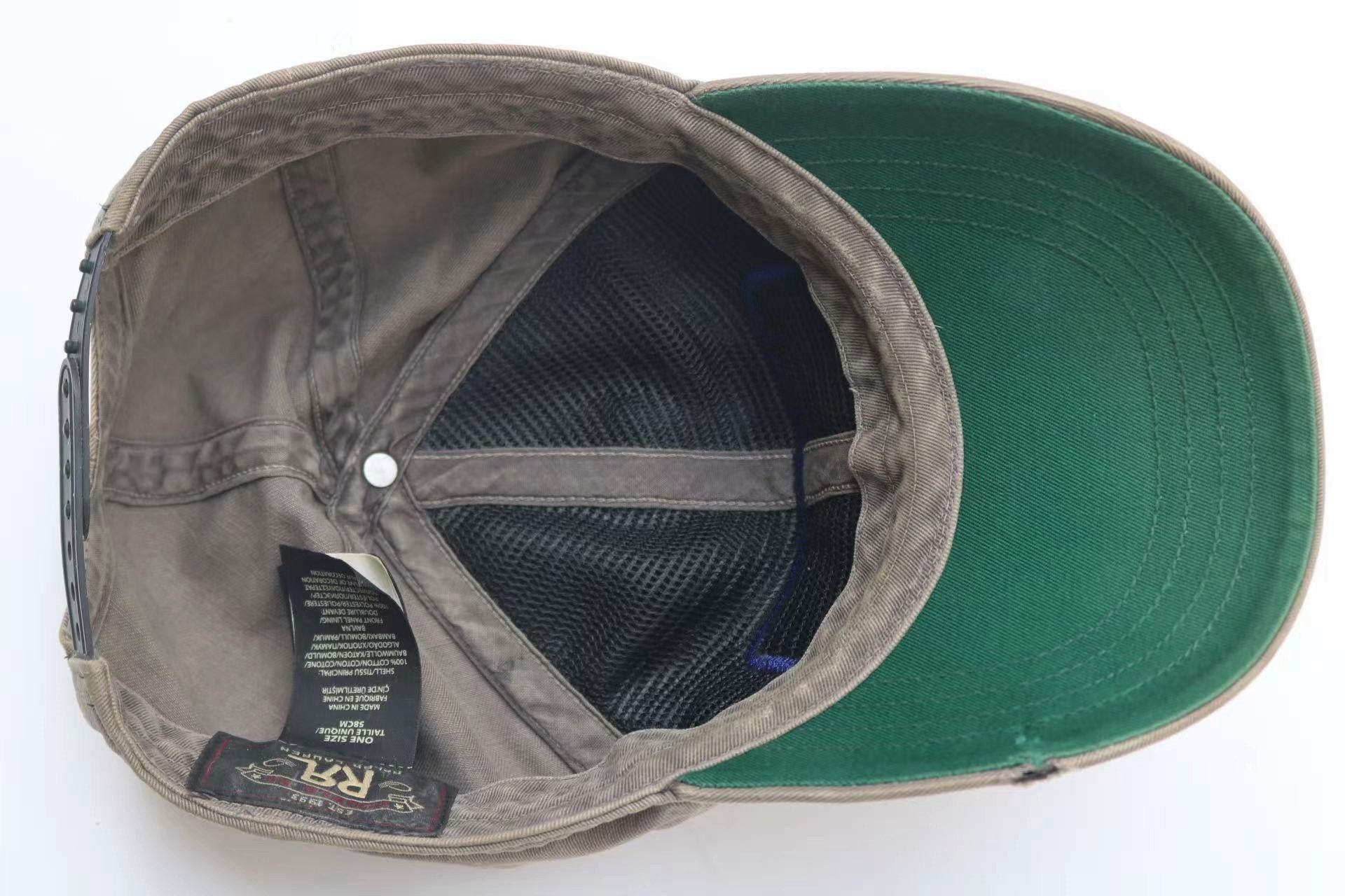 RRL Ralph Lauren RRL Vintage Distressed Gray Trucker Cap Size ONE SIZE - 3 Thumbnail