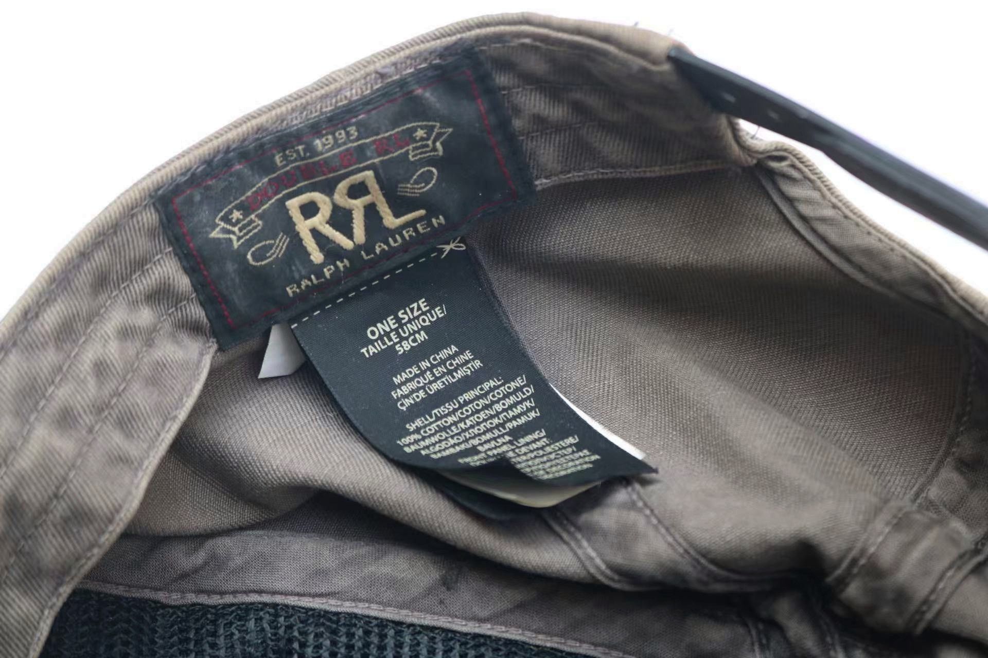 RRL Ralph Lauren RRL Vintage Distressed Gray Trucker Cap Size ONE SIZE - 6 Thumbnail