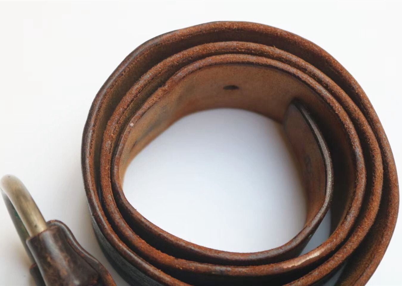 RRL Ralph Lauren RRL First Year Limited Leather Belt Size ONE SIZE - 9 Thumbnail
