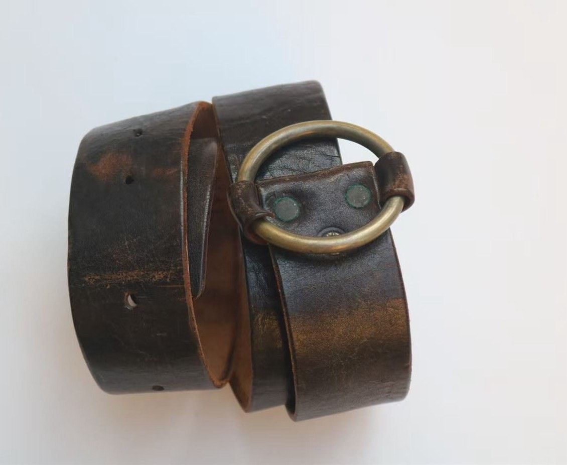RRL Ralph Lauren RRL First Year Limited Leather Belt Size ONE SIZE - 3 Thumbnail