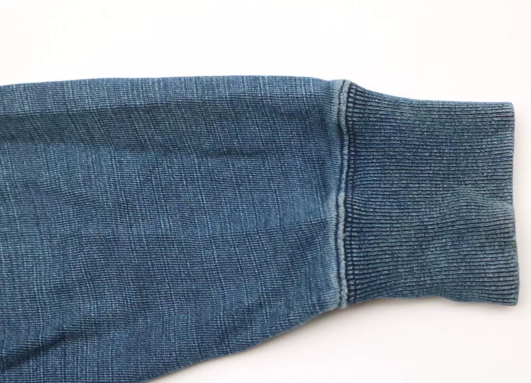 RRL Ralph Lauren RRL Vintage Indigo Washed Hoodie Size US M / EU 48-50 / 2 - 6 Thumbnail