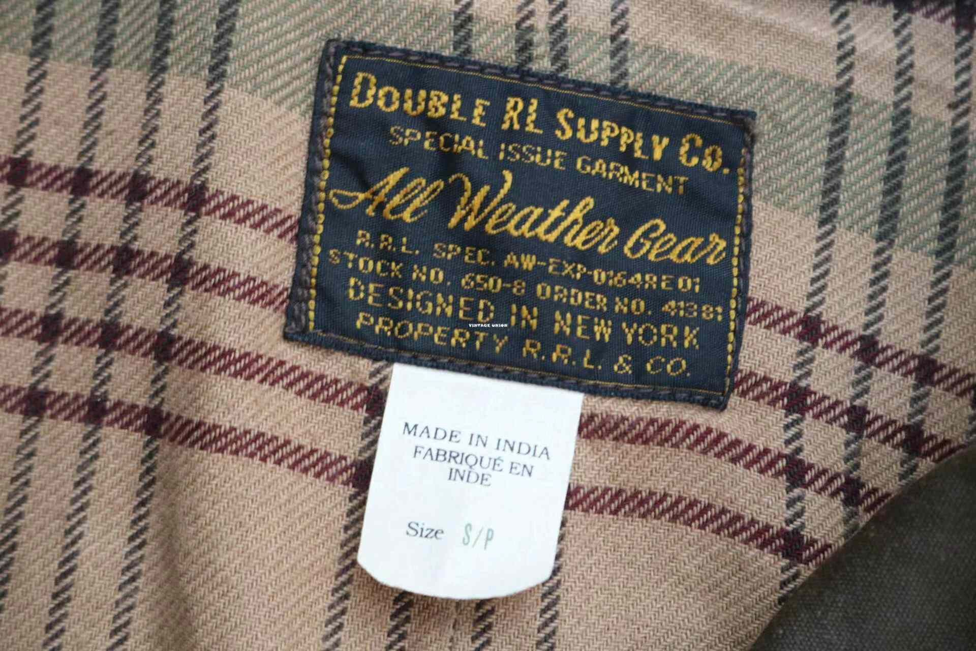 RRL Ralph Lauren RRL 2022 Waxed Hunting Jacket Size US S / EU 44-46 / 1 - 6 Thumbnail