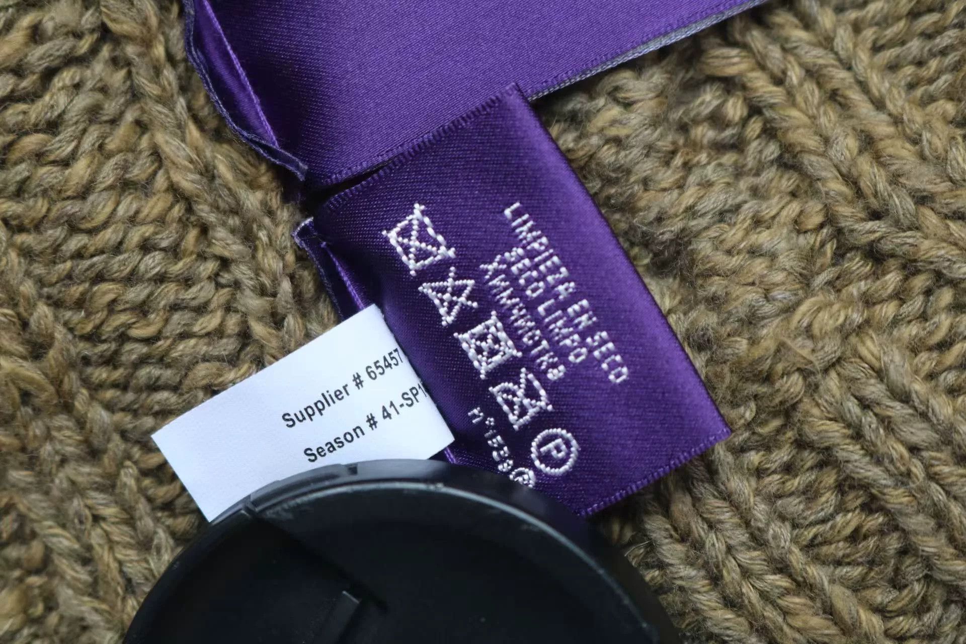 Ralph Lauren Purple Label Ralph Lauren Purple Label Cable V-Neck Sweater Size US M / EU 48-50 / 2 - 9 Thumbnail