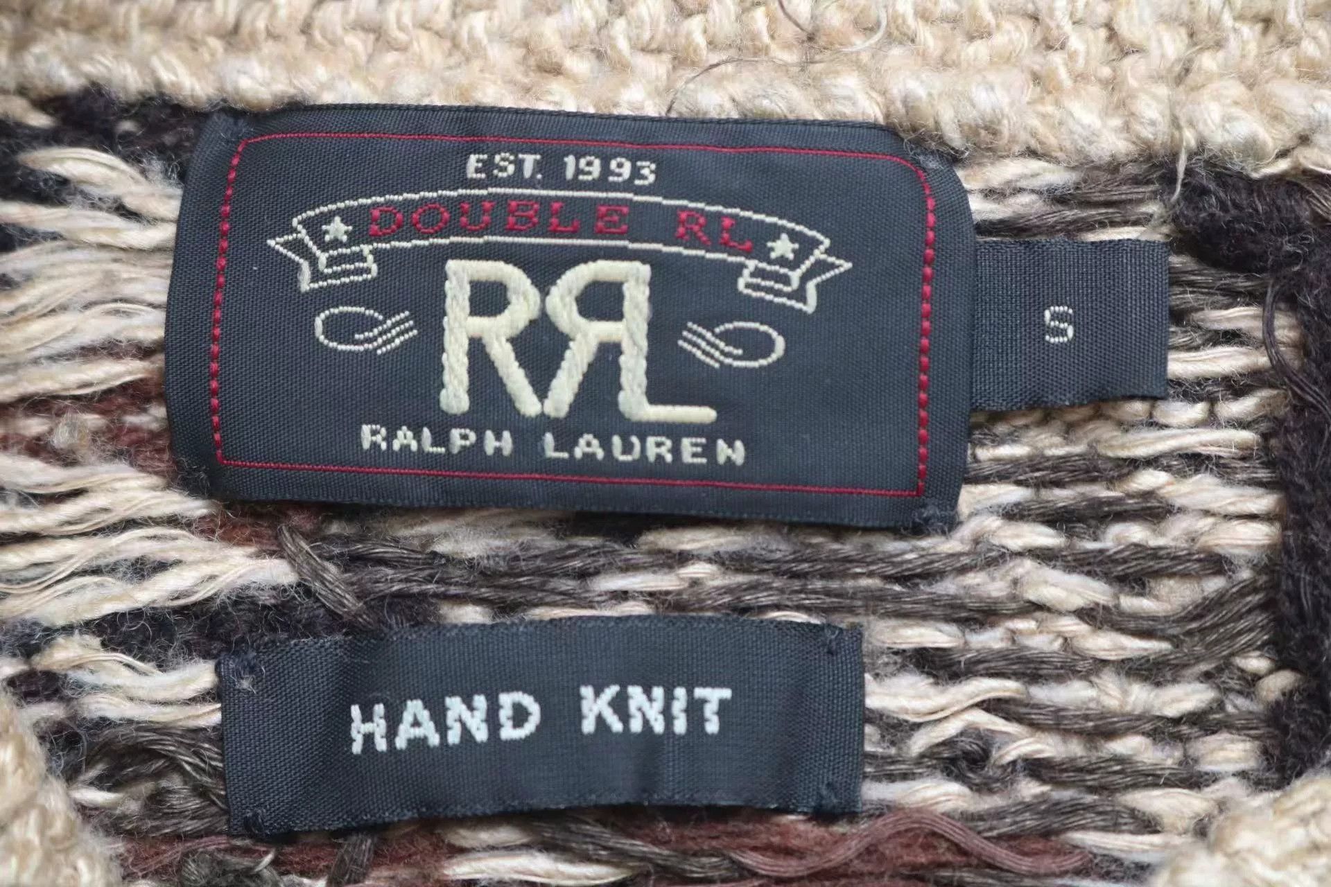 RRL Ralph Lauren RRL Vintage Silk-Linen-Wool Hand-Knit Sweater Size US S / EU 44-46 / 1 - 7 Thumbnail