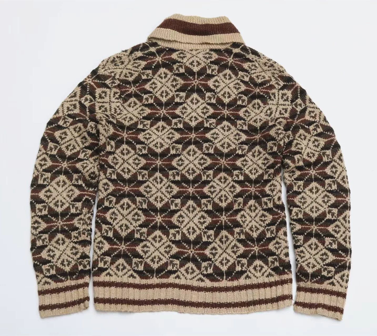 RRL Ralph Lauren RRL Vintage Silk-Linen-Wool Hand-Knit Sweater Size US S / EU 44-46 / 1 - 2 Thumbnail