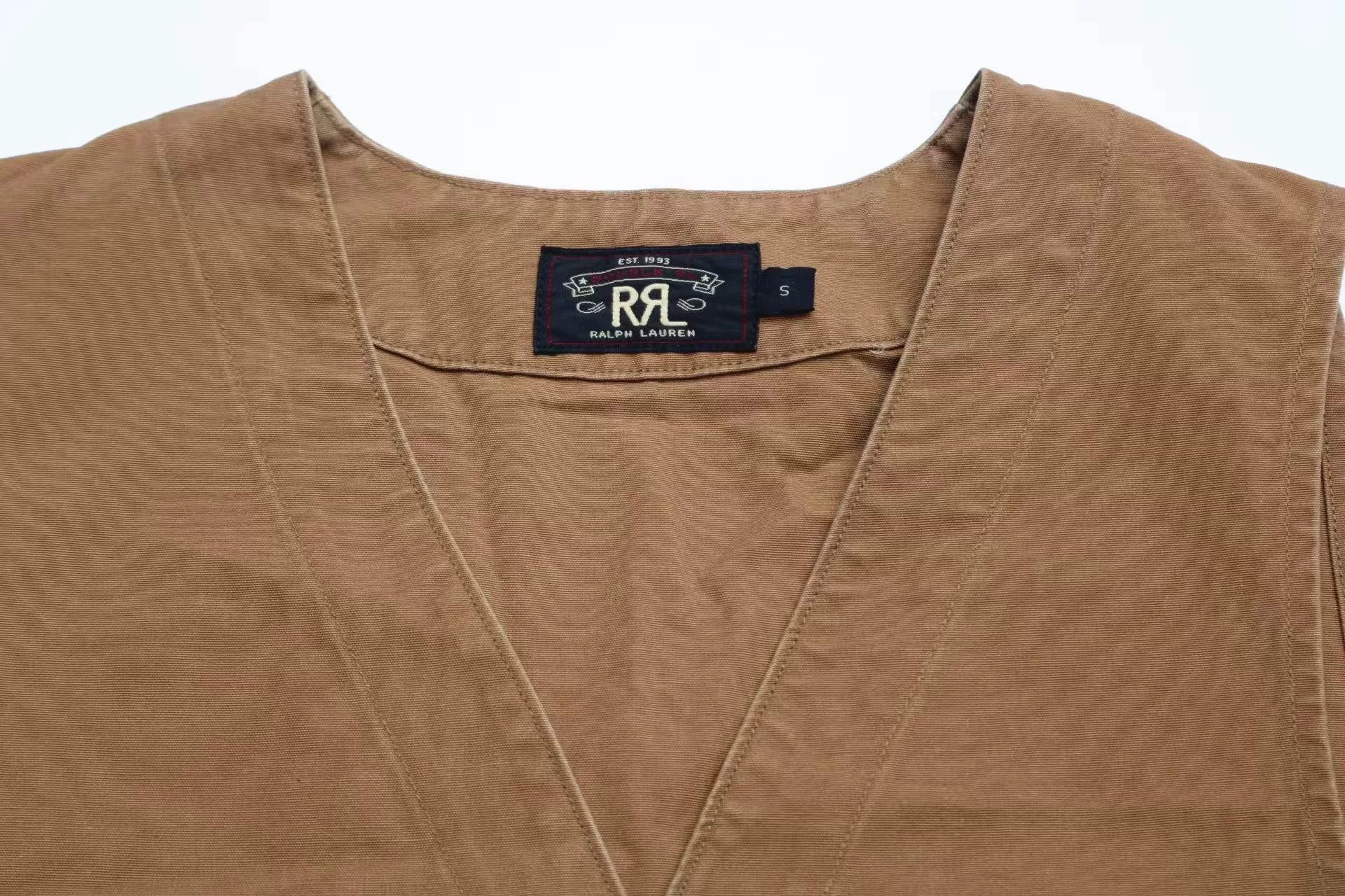 RRL Ralph Lauren RRL 2014 Vintage Canvas Hunting Vest Size US S / EU 44-46 / 1 - 3 Thumbnail