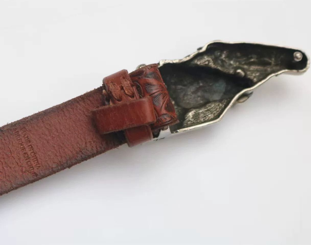 RRL Ralph Lauren Ralph Lauren Vintage Carved Double Horse Belt Size ONE SIZE - 5 Thumbnail