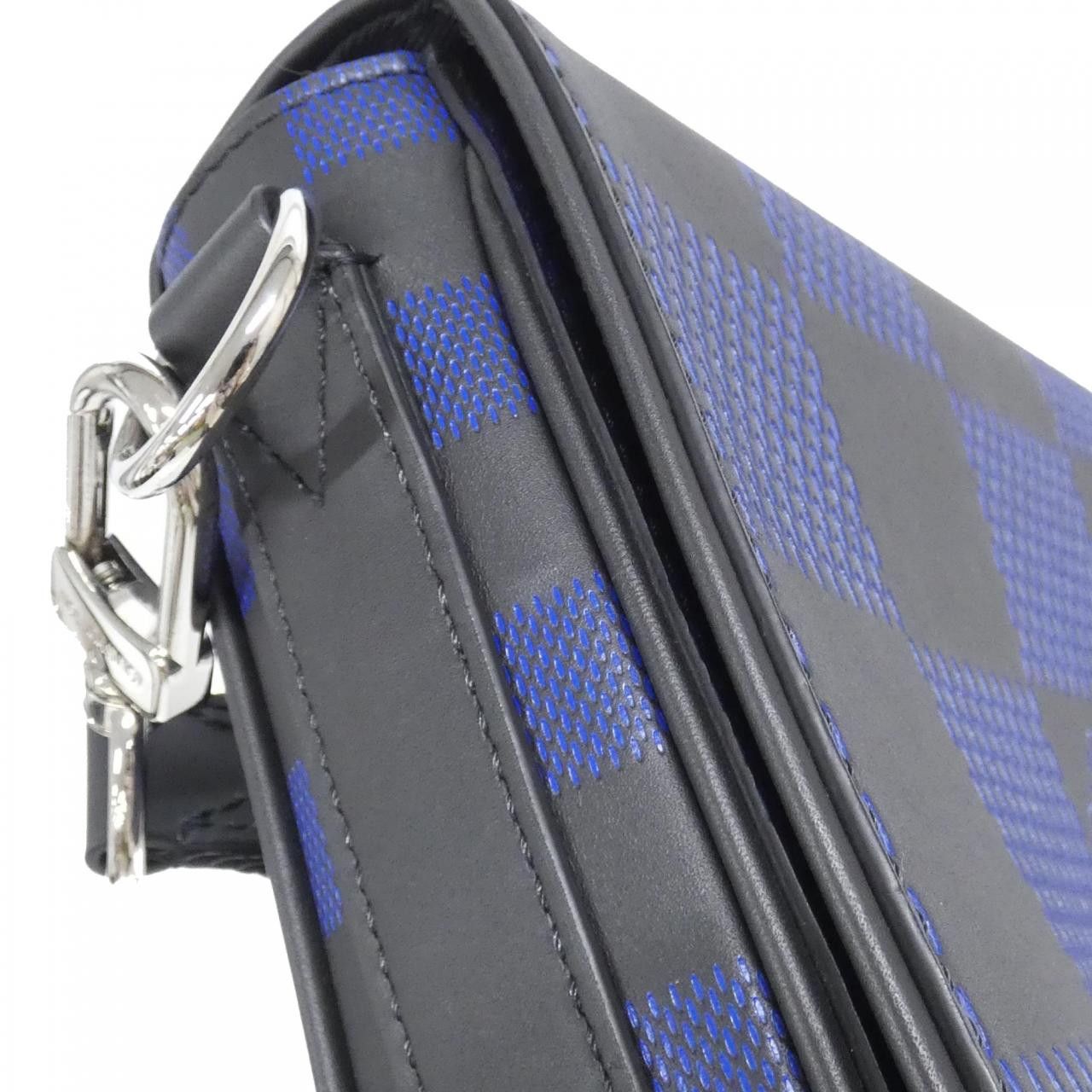 Louis Vuitton Louis Vuitton Louis Vuitton Damier Infini 3D Studio Messenger Leather Shoulder Bag Leather Shoulder Bag N50037 DUTY FREE for USA Size ONE SIZE - 5 Thumbnail
