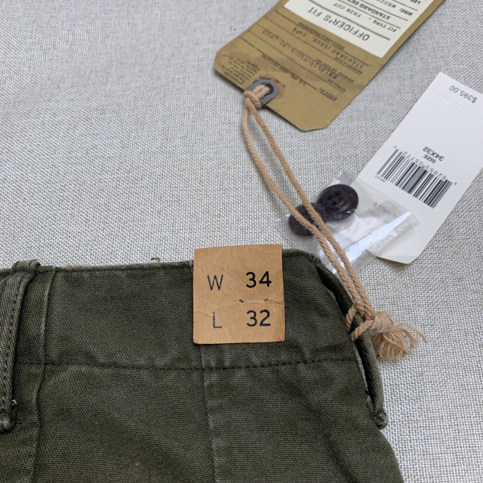 RRL Ralph Lauren Double RL RRL Officer Pants 34x32 Size US 34 / EU 50 - 6 Thumbnail