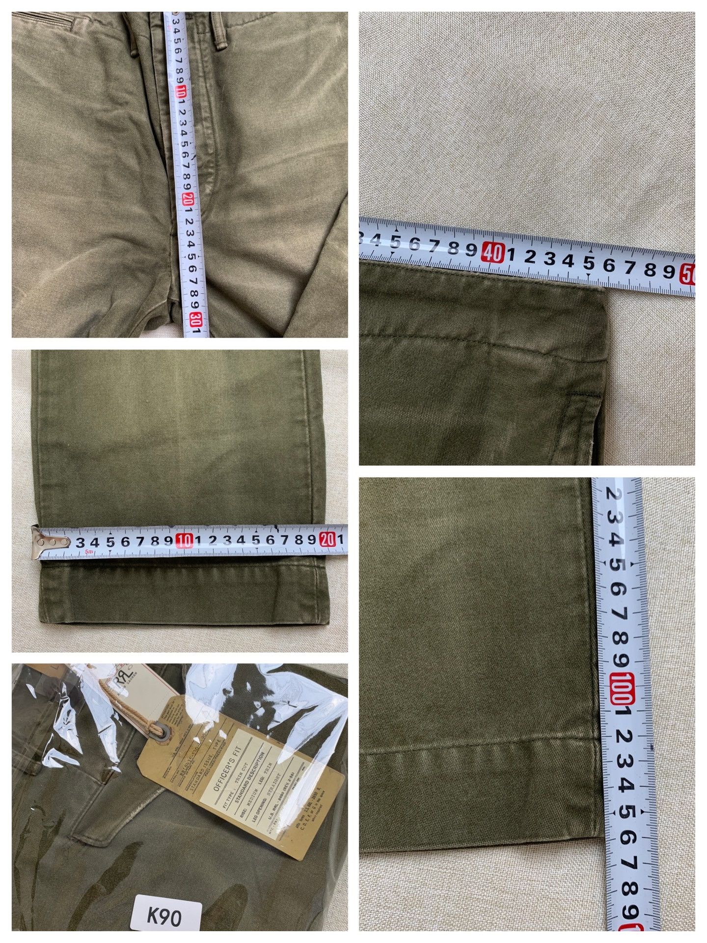 RRL Ralph Lauren Double RL RRL Officer Pants 34x32 Size US 34 / EU 50 - 9 Thumbnail