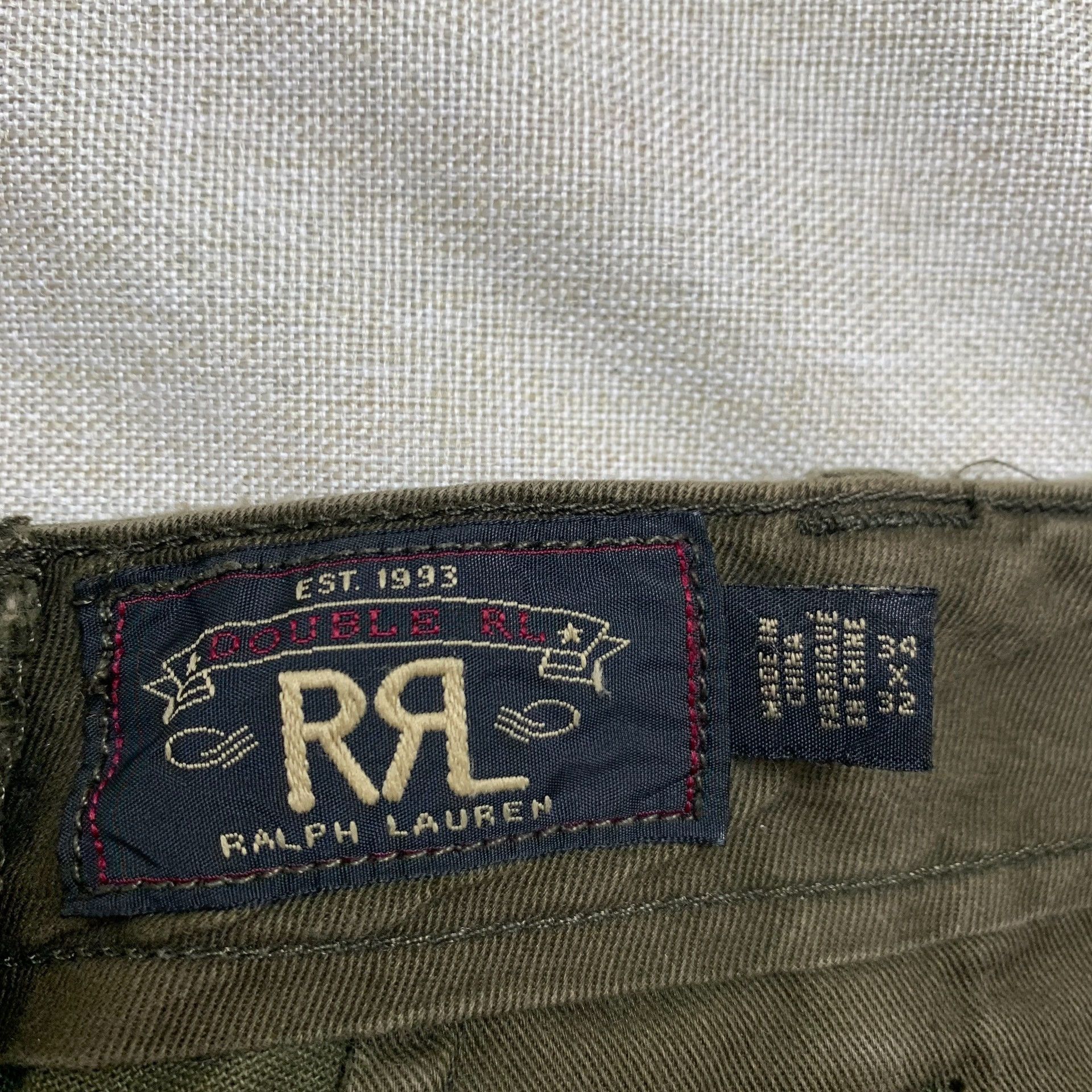 RRL Ralph Lauren Double RL RRL Officer Pants 34x32 Size US 34 / EU 50 - 2 Thumbnail