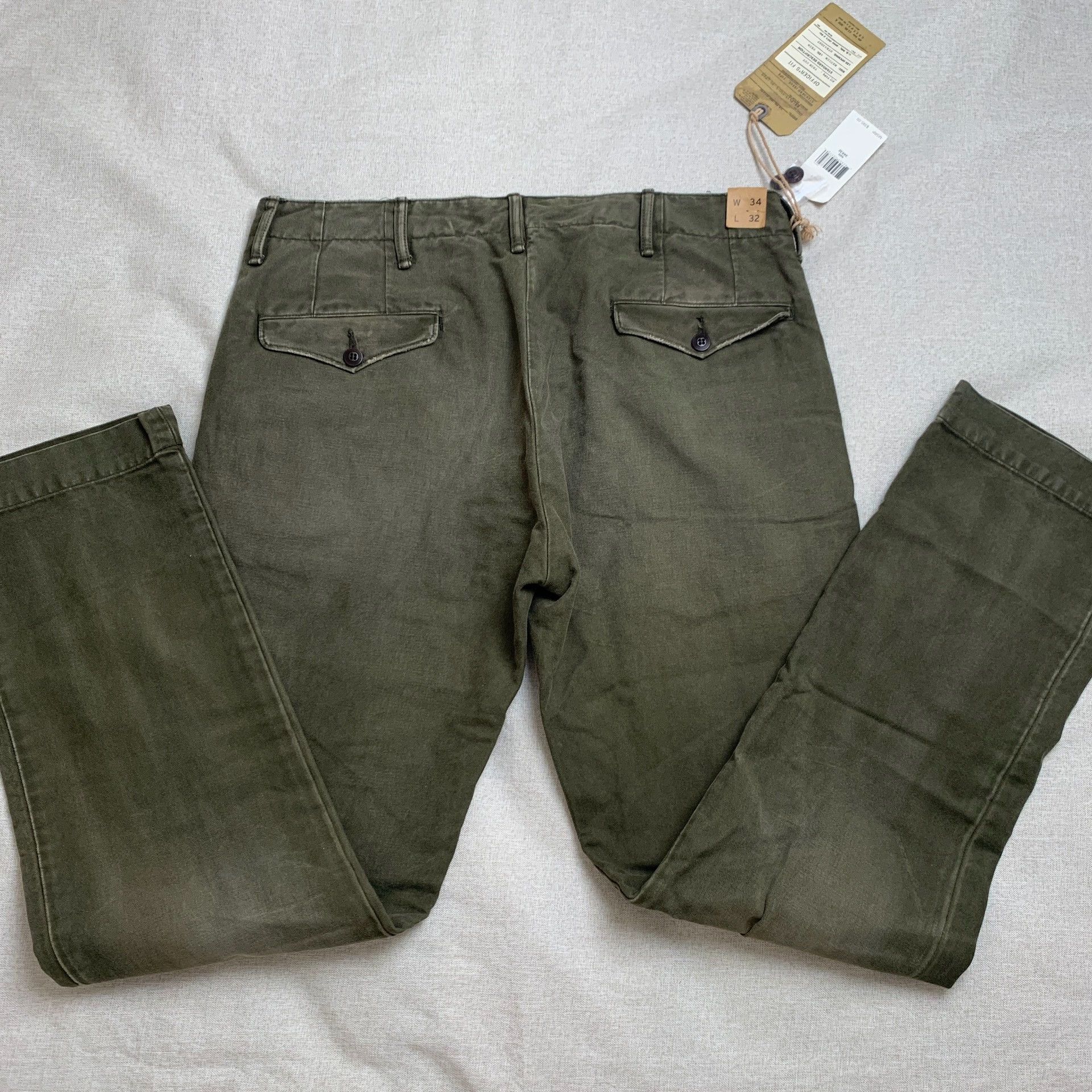 RRL Ralph Lauren Double RL RRL Officer Pants 34x32 Size US 34 / EU 50 - 8 Thumbnail