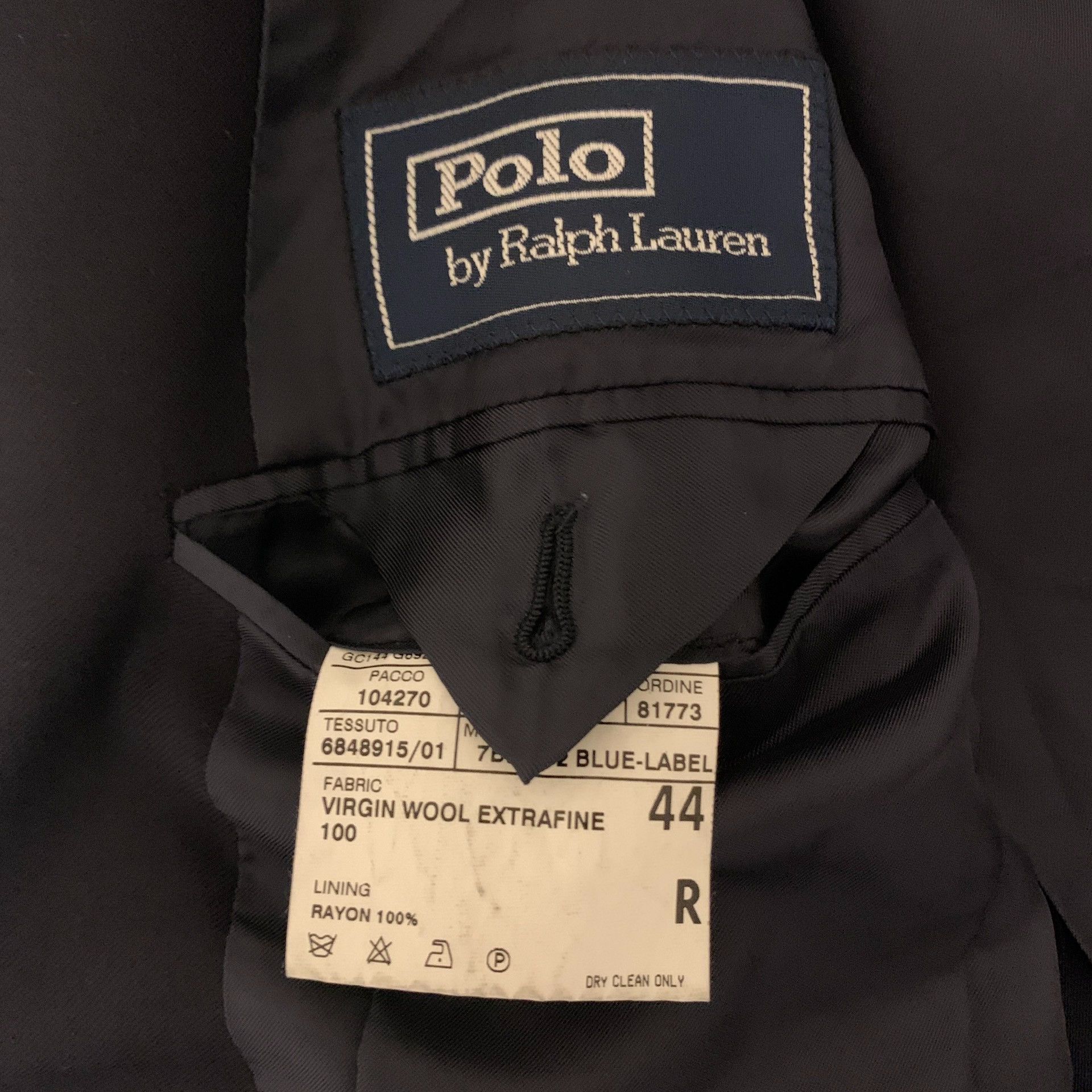 Polo Ralph Lauren Polo Ralph Lauren Wool Suit 44 Size US S / EU 44-46 / 1 - 4 Thumbnail