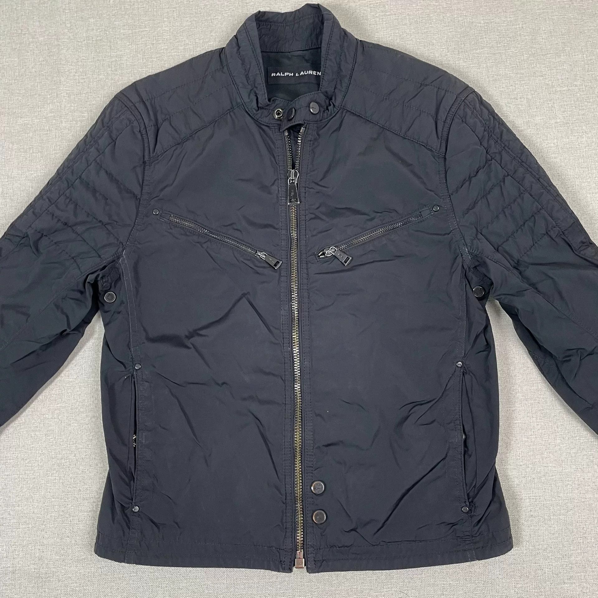 Ralph Lauren Black Label Ralph Lauren RL Black Label Moto Jacket Size US M / EU 48-50 / 2 - 2 Thumbnail