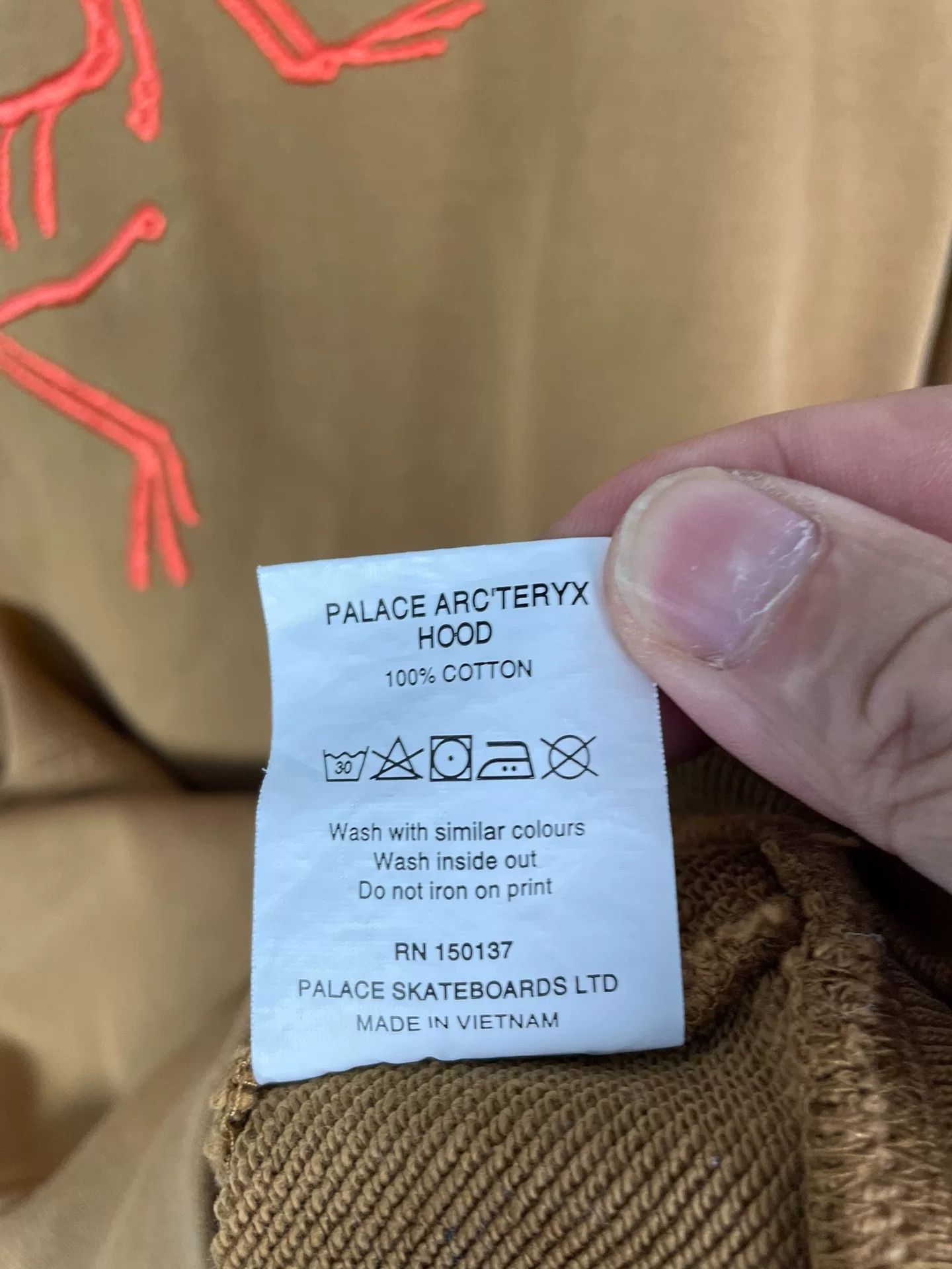 Arc'teryx Arc'teryx x Palace Brown Hoodie Size US L / EU 52-54 / 3 - 4 Thumbnail