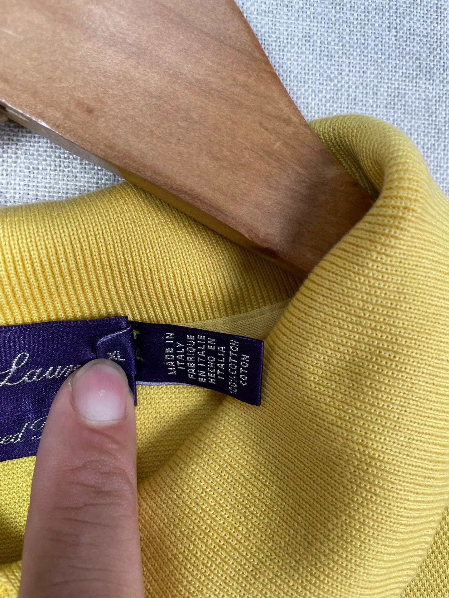 Ralph Lauren Purple Label Ralph Lauren Purple Label Short-Sleeve T-Shirt XL Size US XL / EU 56 / 4 - 4 Thumbnail