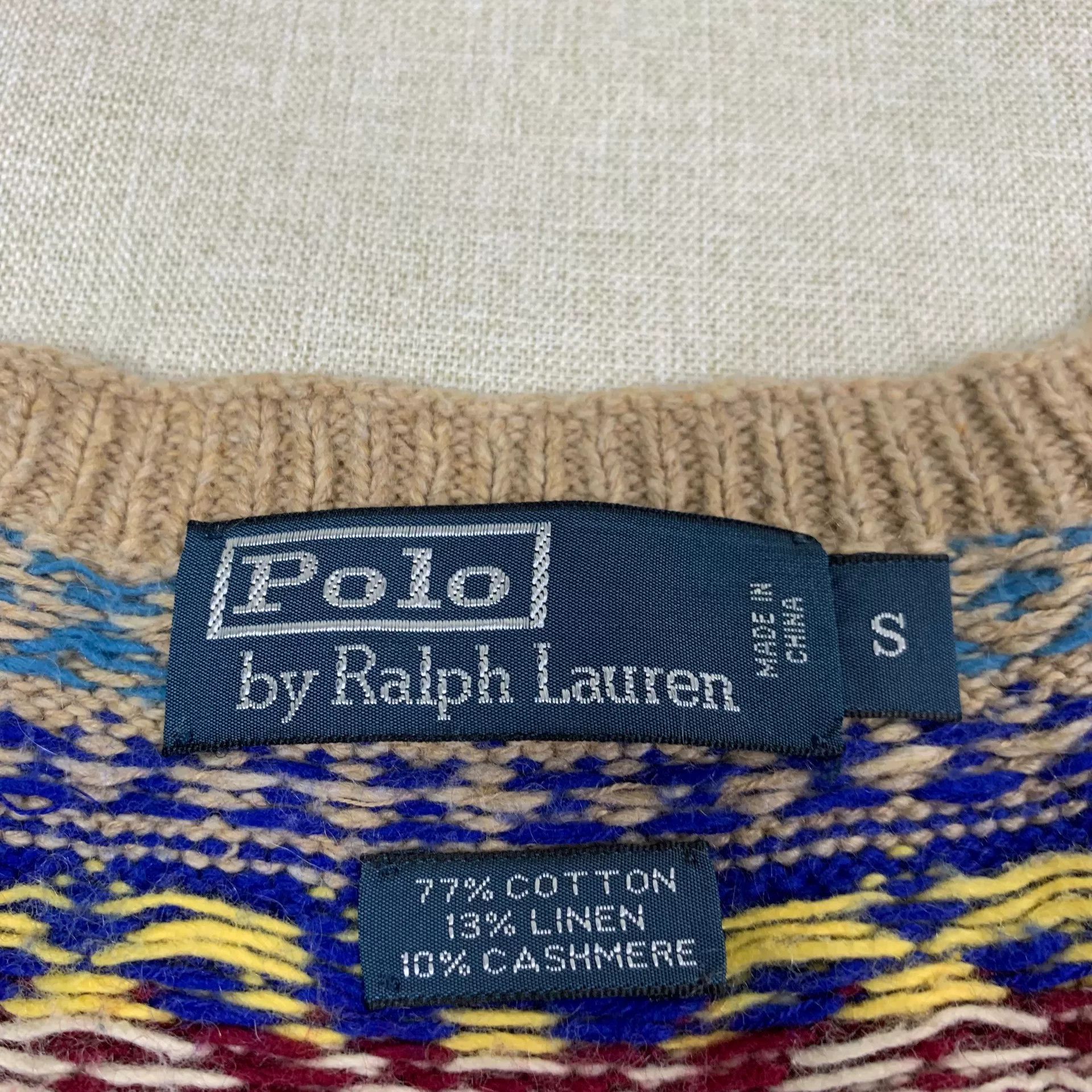 Polo Ralph Lauren Polo Ralph Lauren Fair Isle Vest S Size US S / EU 44-46 / 1 - 2 Thumbnail