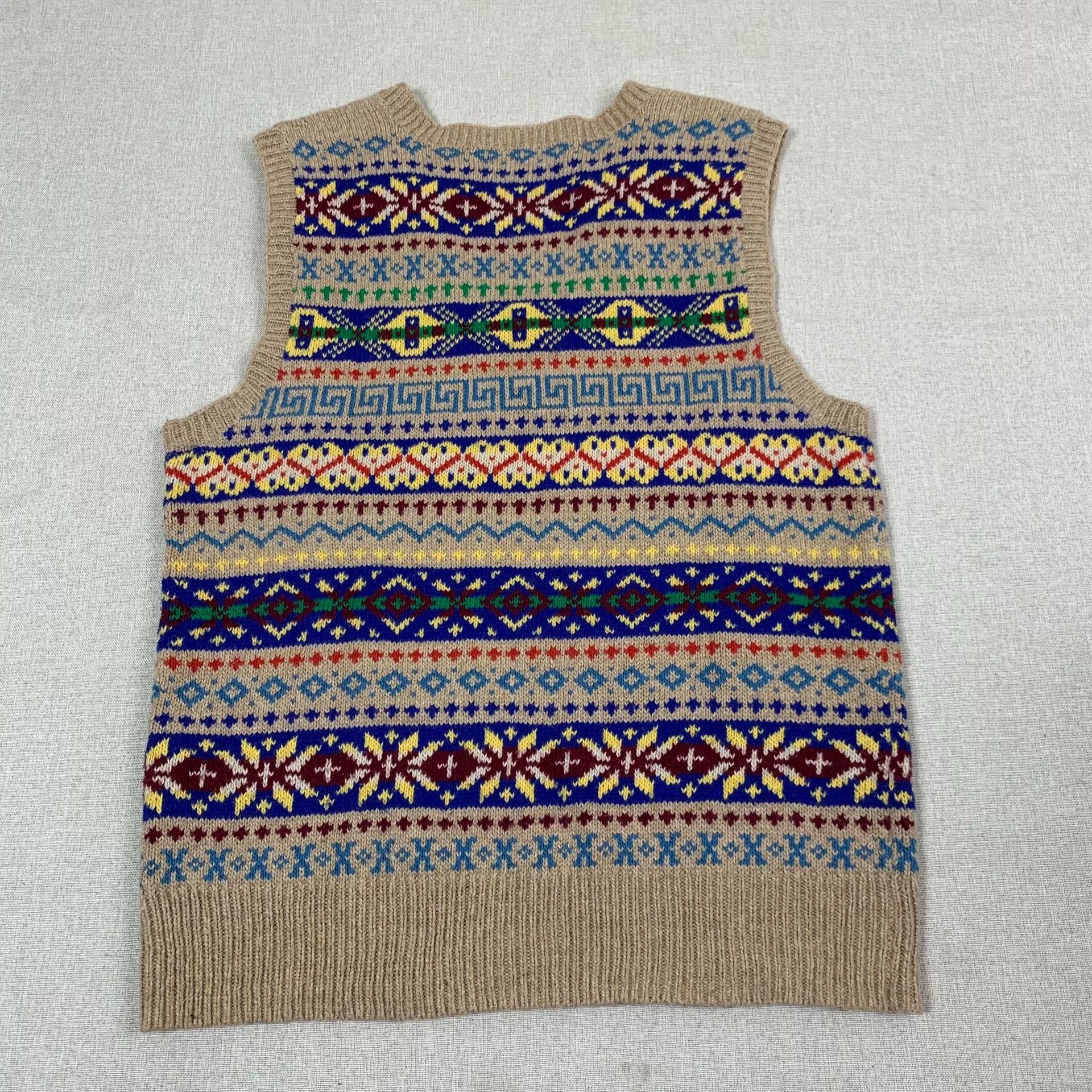 Polo Ralph Lauren Polo Ralph Lauren Fair Isle Vest S Size US S / EU 44-46 / 1 - 6 Thumbnail