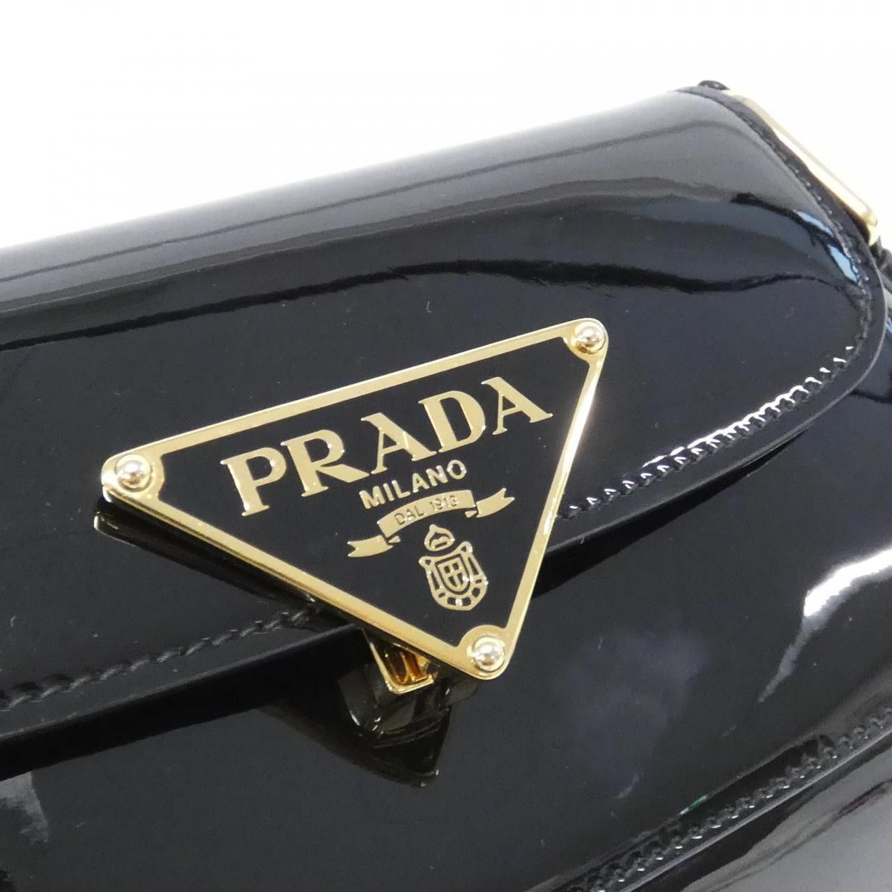 Prada Prada Prada Vernice Shoulder Bag Leather Shoulder Bag 1BD355 DUTY FREE for USA Size ONE SIZE - 4 Thumbnail