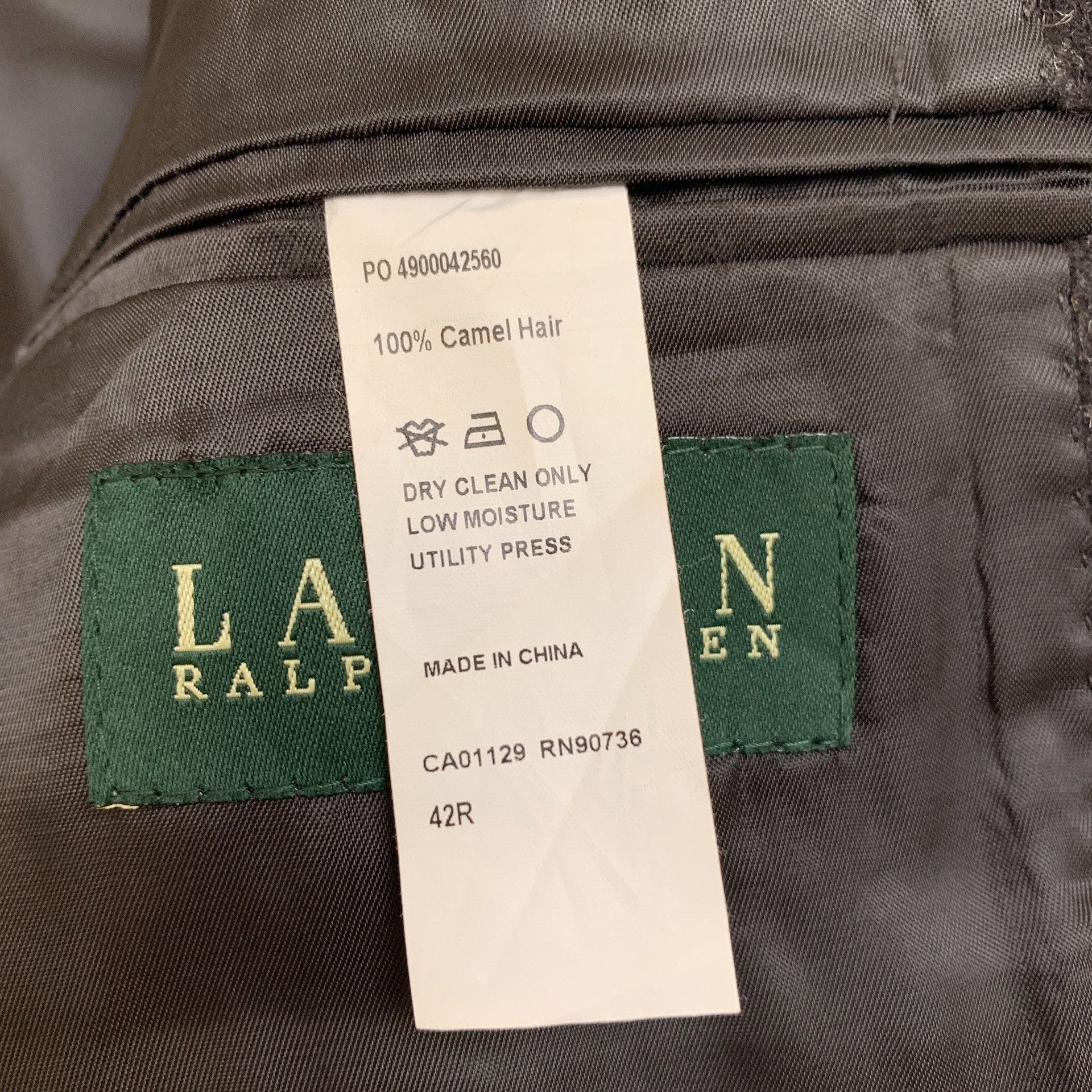 Ralph Lauren Ralph Lauren Camel Hair Suit Size 42 Size US XS / EU 42 / 0 - 3 Thumbnail