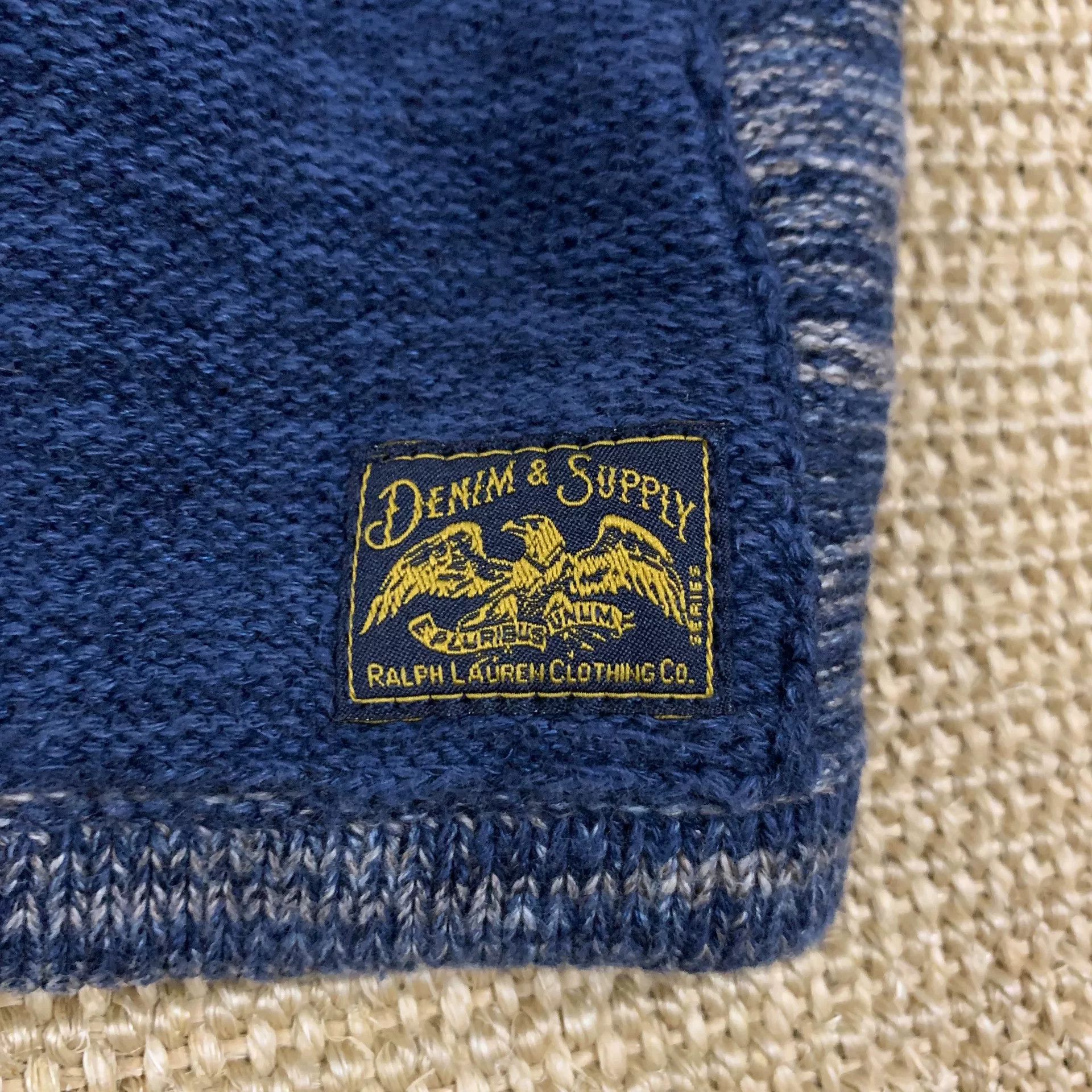 RRL Ralph Lauren Ralph Lauren Denim Supply Indigo Patchwork Cardigan Size US M / EU 48-50 / 2 - 4 Thumbnail