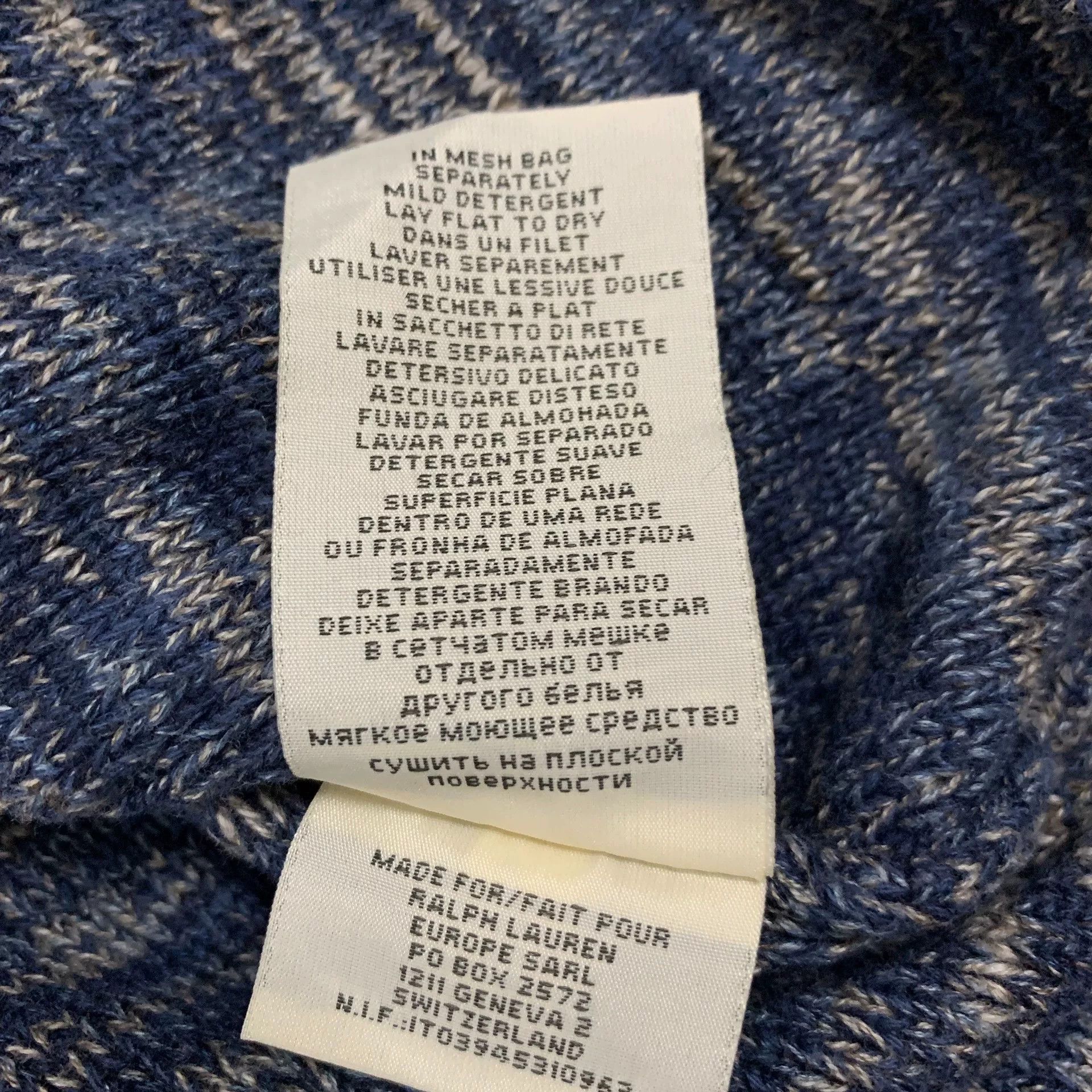 RRL Ralph Lauren Ralph Lauren Denim Supply Indigo Patchwork Cardigan Size US M / EU 48-50 / 2 - 6 Thumbnail