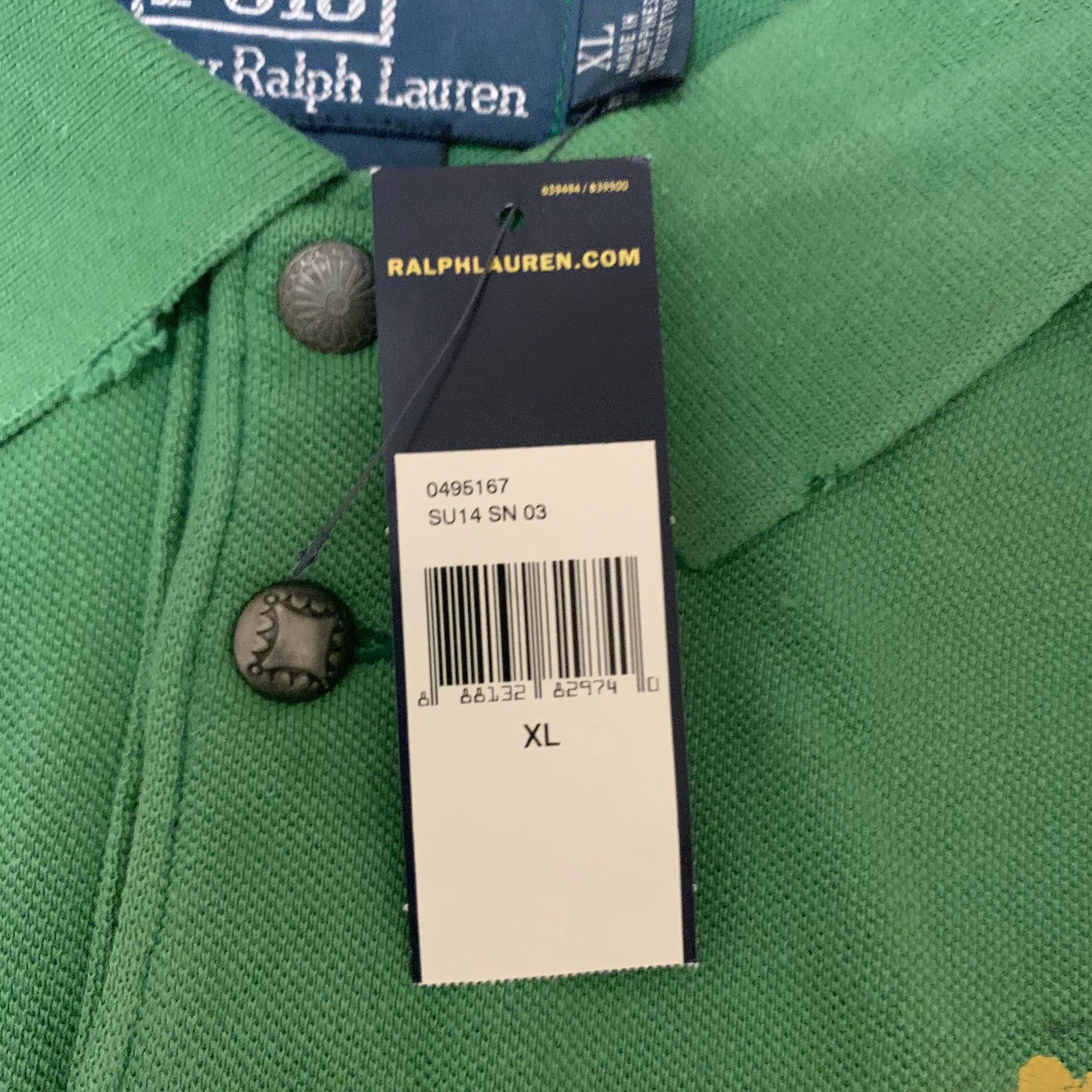 Polo Ralph Lauren Polo Ralph Lauren RL Short Sleeve T-shirt XL Size US XL / EU 56 / 4 - 3 Thumbnail