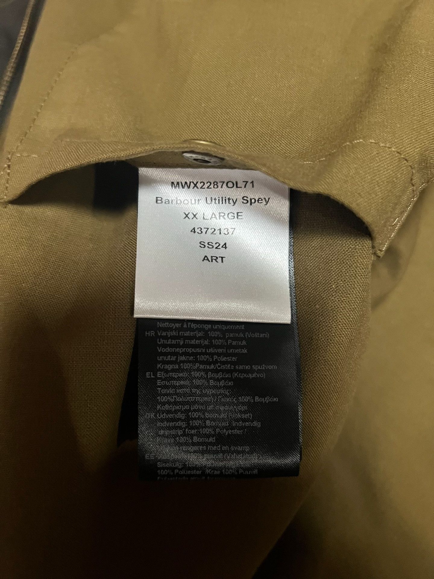 Barbour Barbour Spey Transport Length Jacket Size US XXL / EU 58 / 5 - 4 Thumbnail