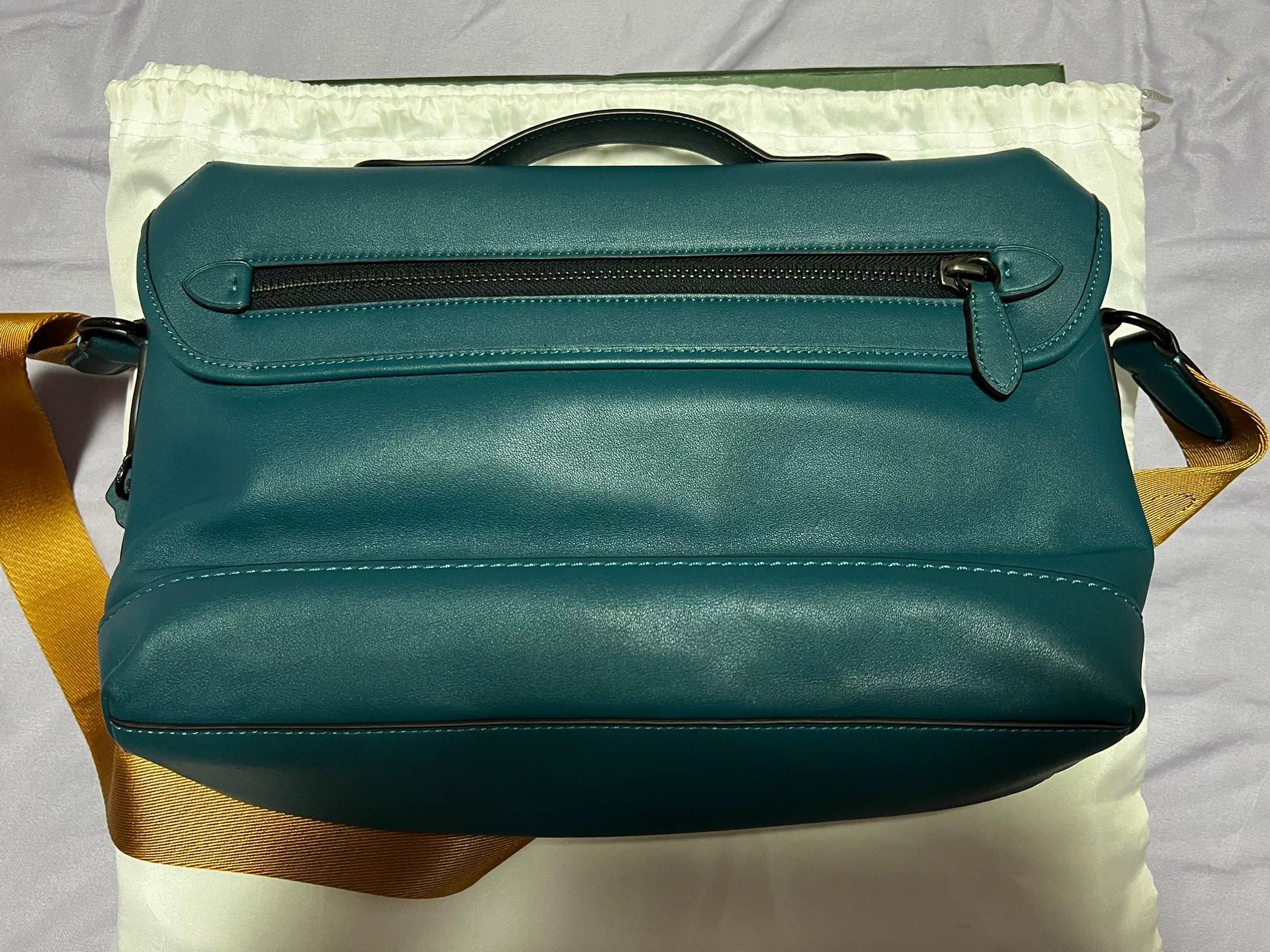 Coach COACH Men's Leather Messenger Bag Size ONE SIZE - 3 Thumbnail