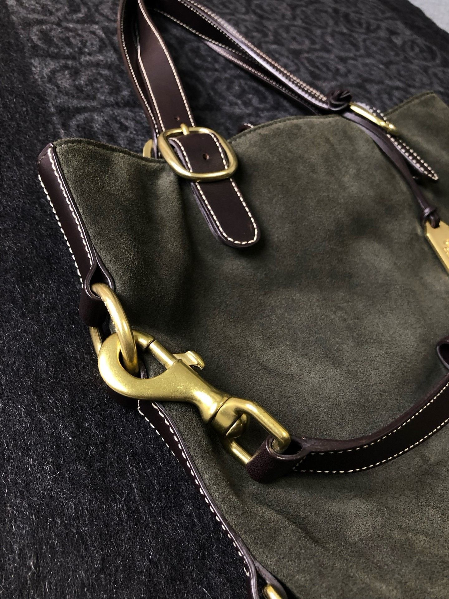 RRL Ralph Lauren Ralph Lauren Suede Tote Shoulder Bag Size ONE SIZE - 2 Thumbnail