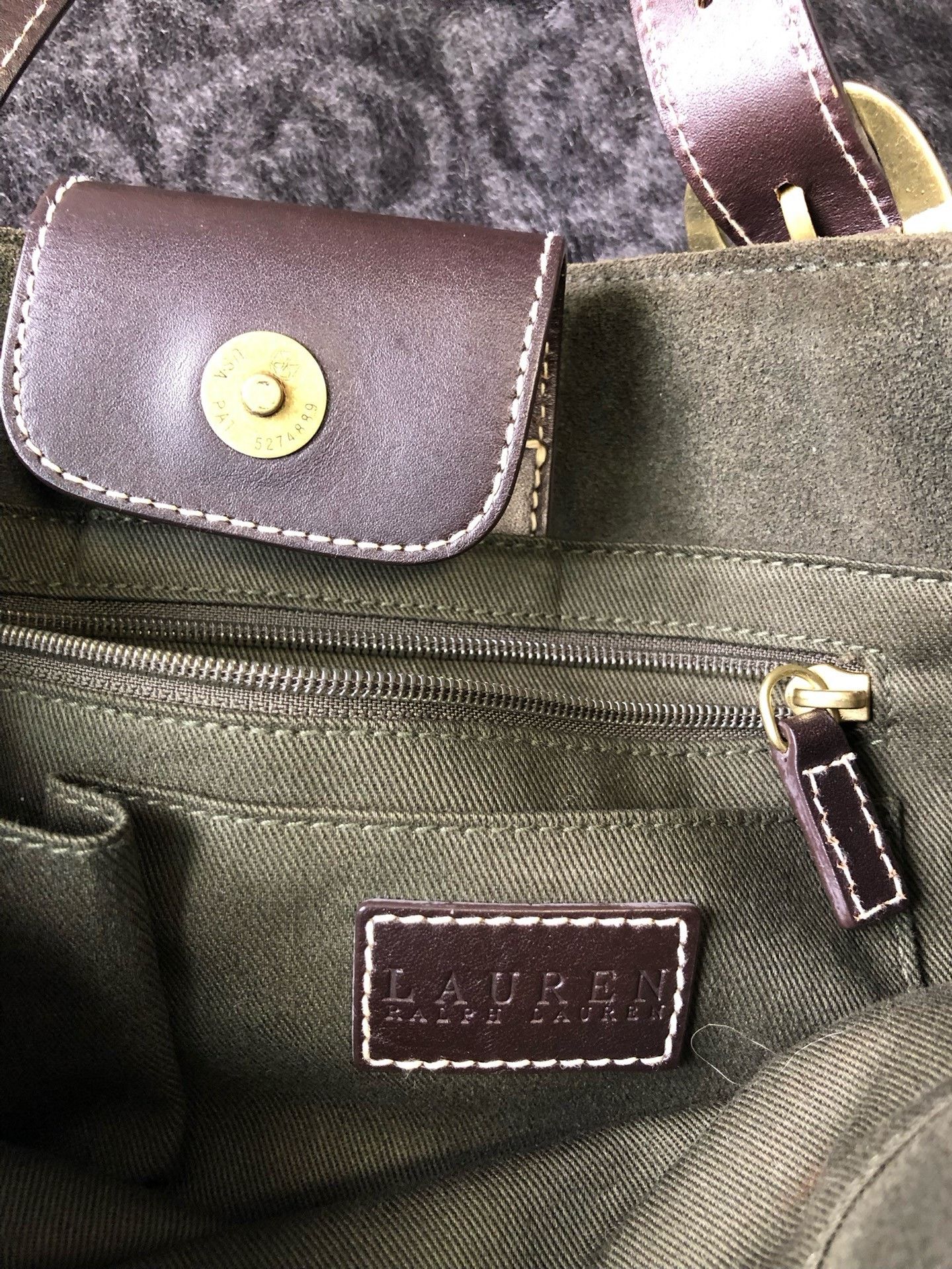 RRL Ralph Lauren Ralph Lauren Suede Tote Shoulder Bag Size ONE SIZE - 8 Thumbnail