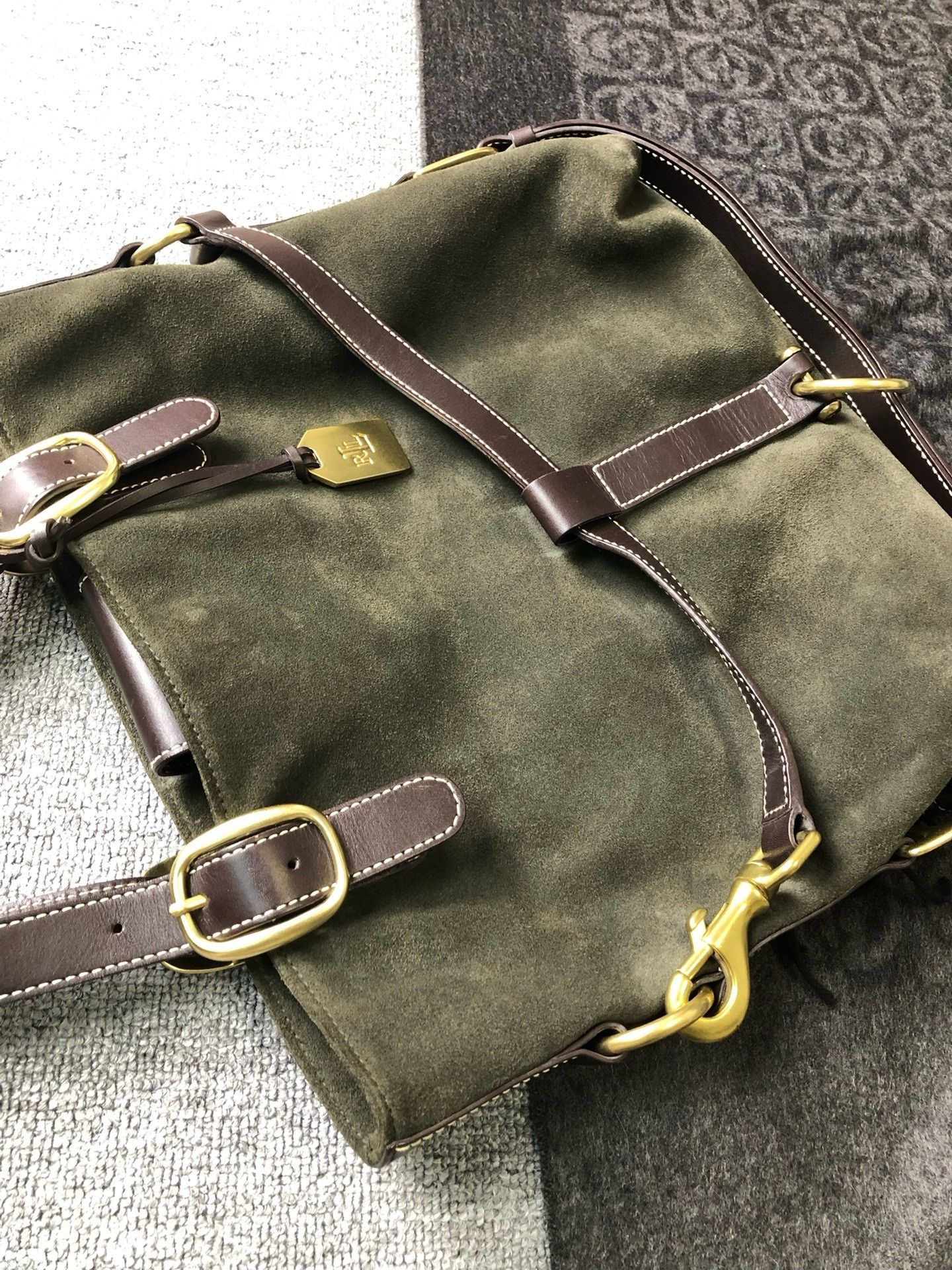 RRL Ralph Lauren Ralph Lauren Suede Tote Shoulder Bag Size ONE SIZE - 5 Thumbnail
