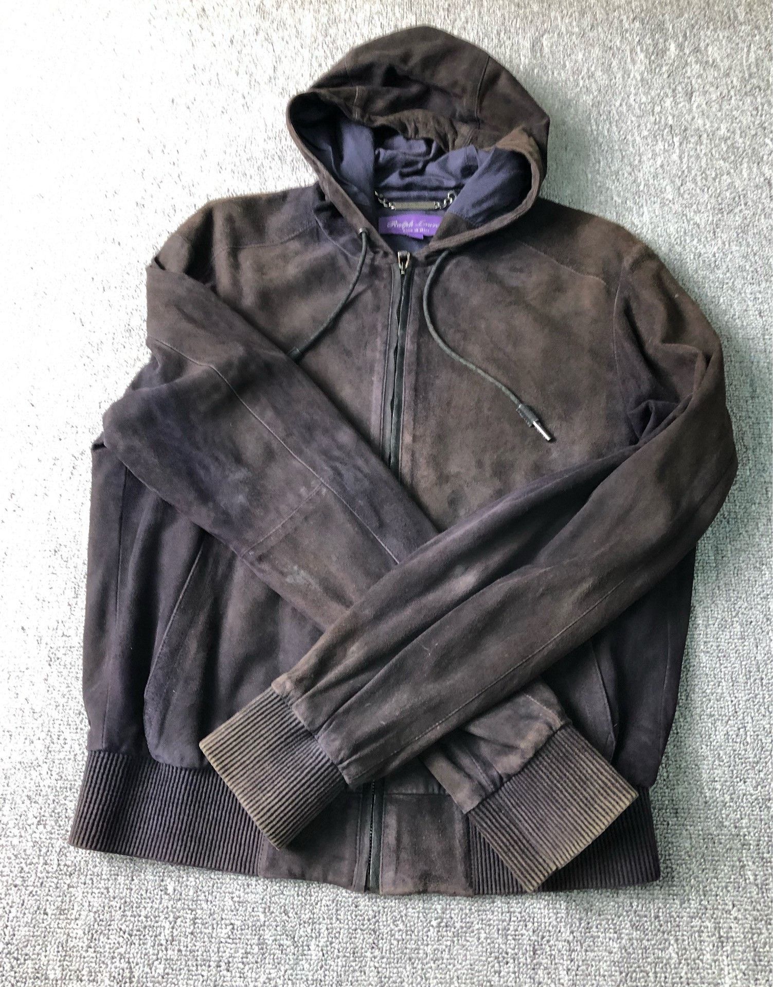 Ralph Lauren Purple Label Ralph Lauren Purple Label Goat Suede Jacket Size US XS / EU 42 / 0 - 9 Thumbnail