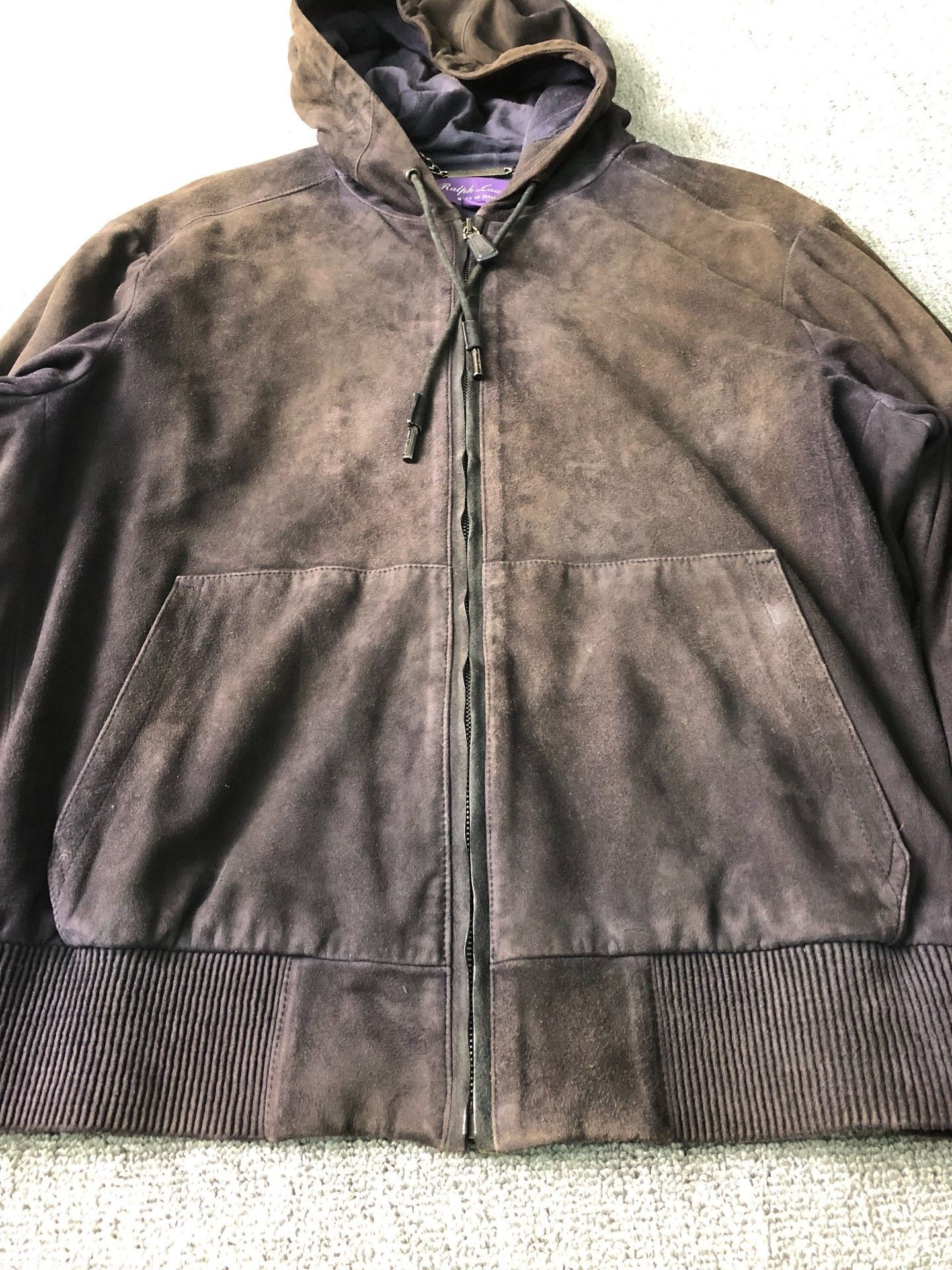 Ralph Lauren Purple Label Ralph Lauren Purple Label Goat Suede Jacket Size US XS / EU 42 / 0 - 3 Thumbnail