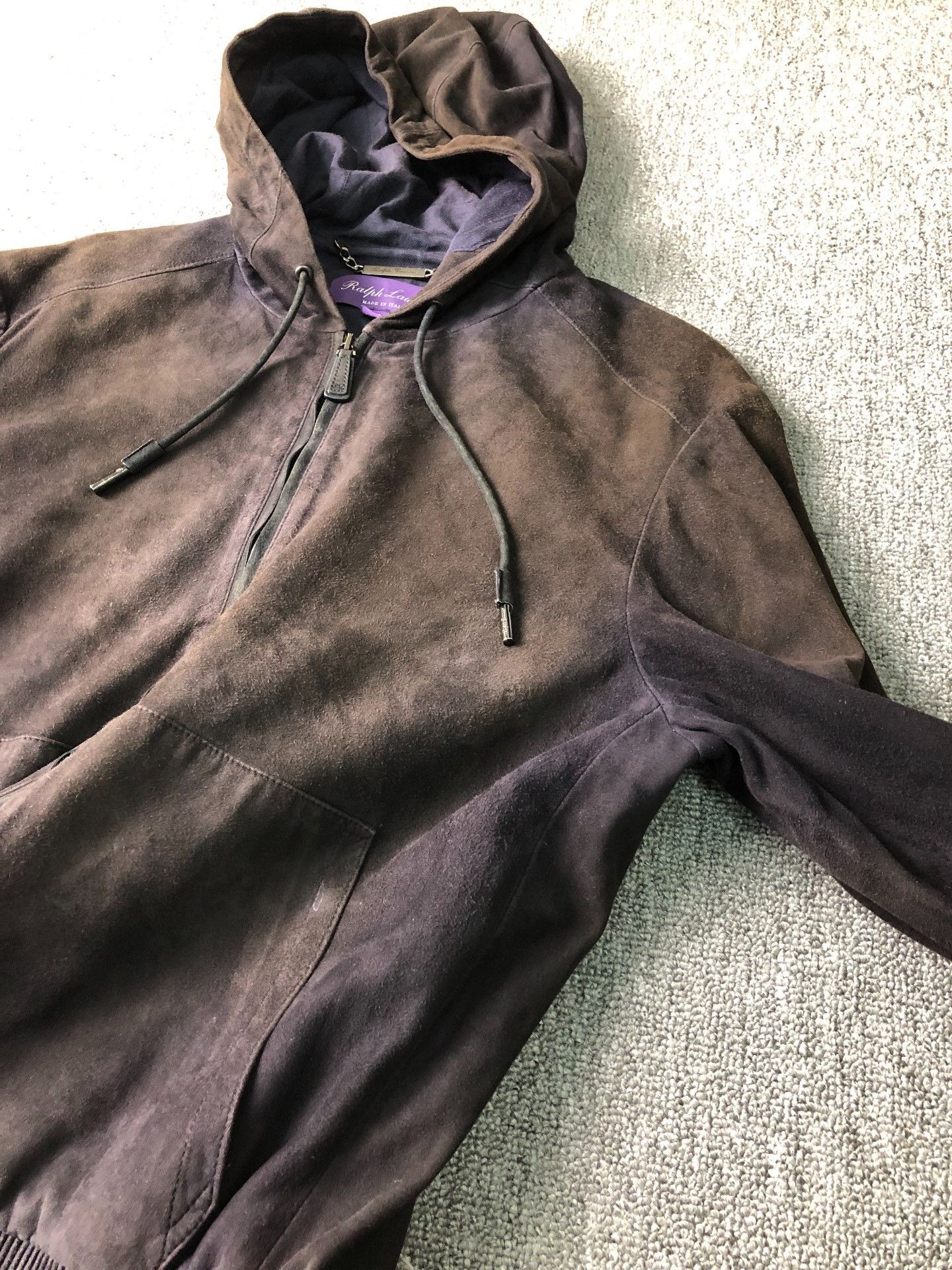 Ralph Lauren Purple Label Ralph Lauren Purple Label Goat Suede Jacket Size US XS / EU 42 / 0 - 4 Thumbnail